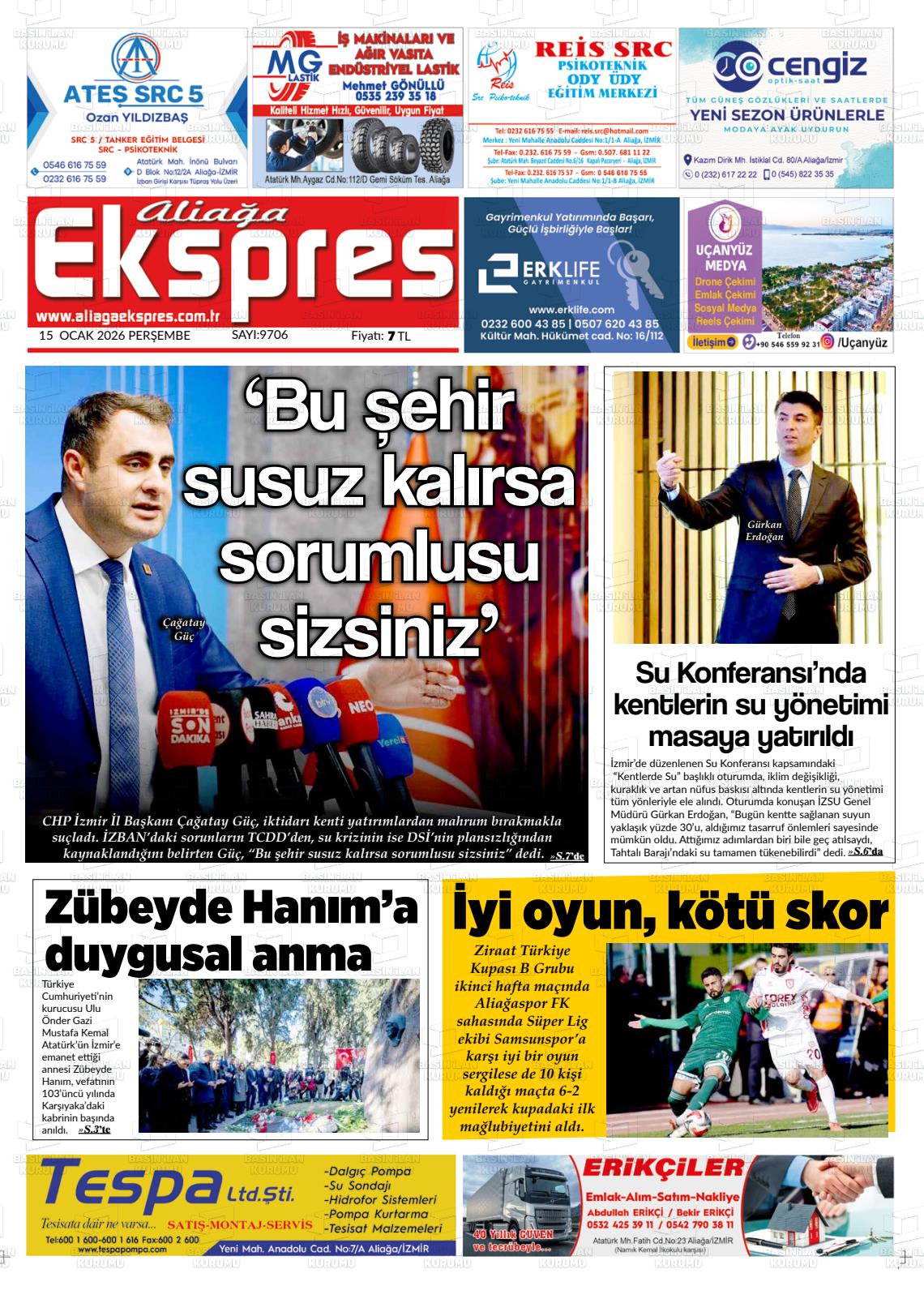 Izmir Aliagaekspres 15.01.2026