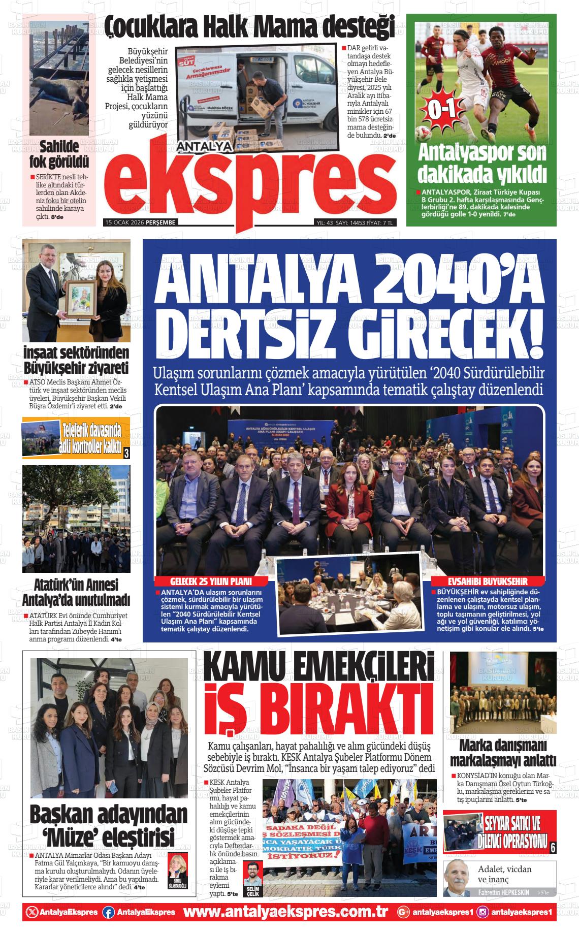 Antalya Ekspres 15.01.2026