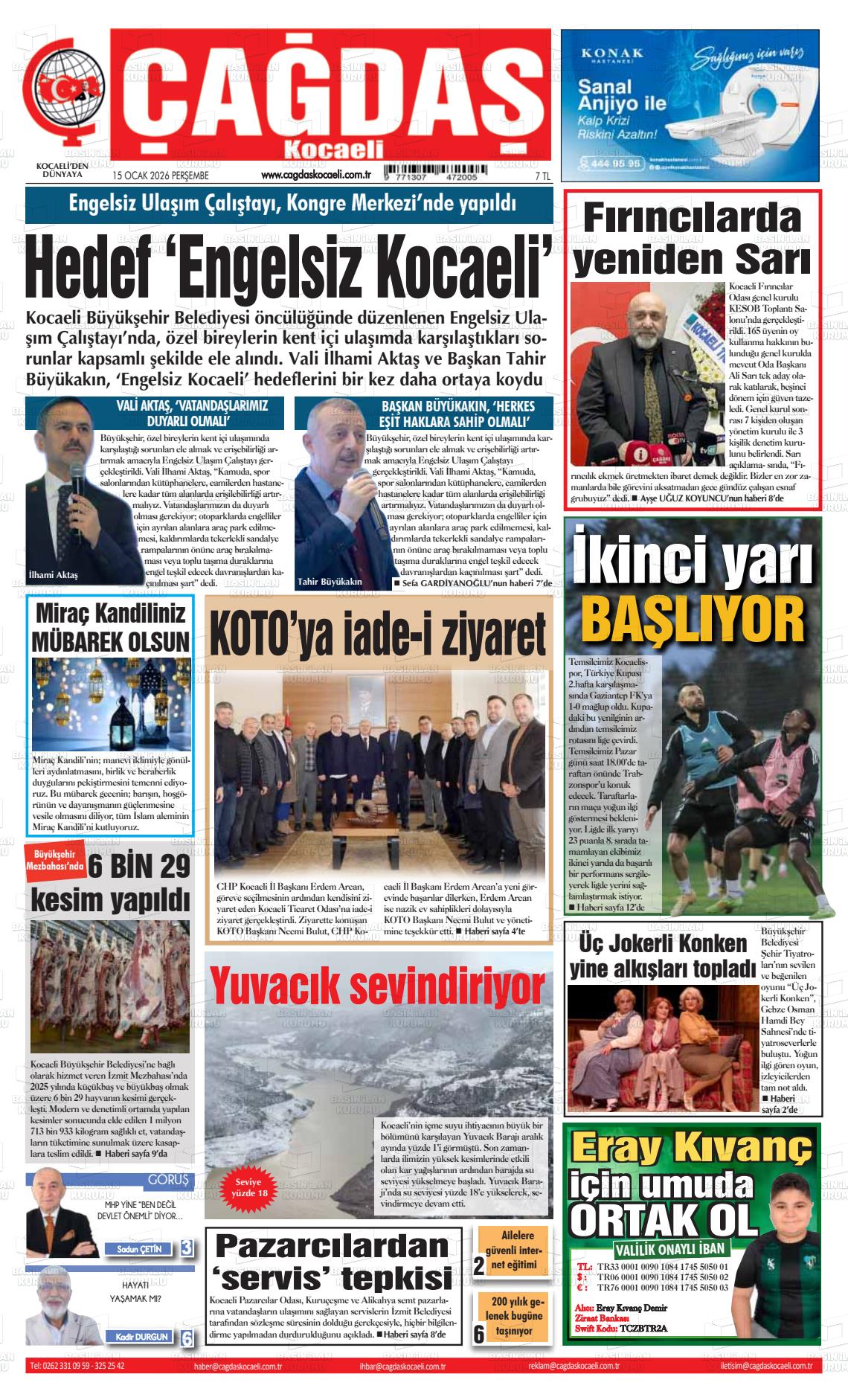 Kocaeli Cagdas 15.01.2026