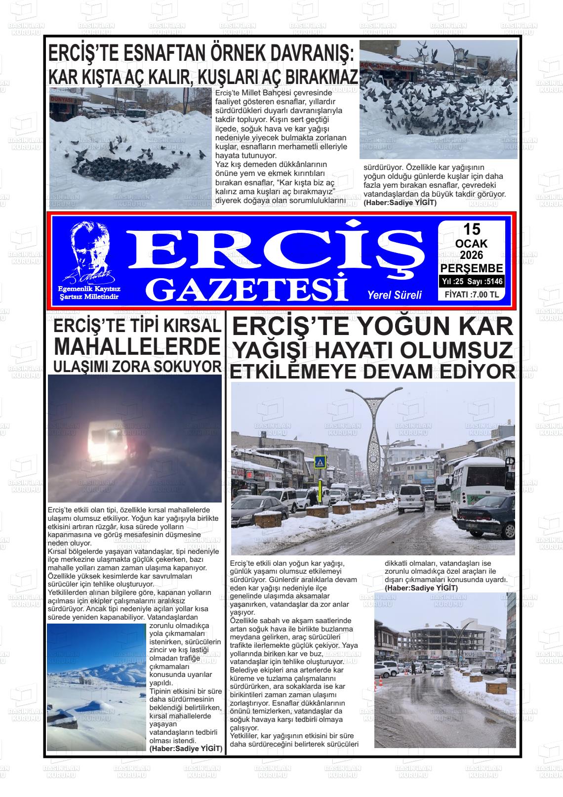 Van Ercis 15.01.2026