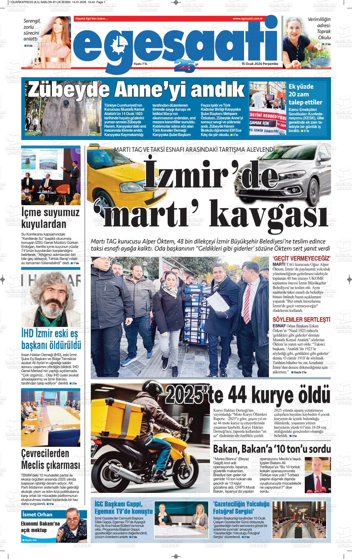 Izmir Haberekspres 15.01.2026