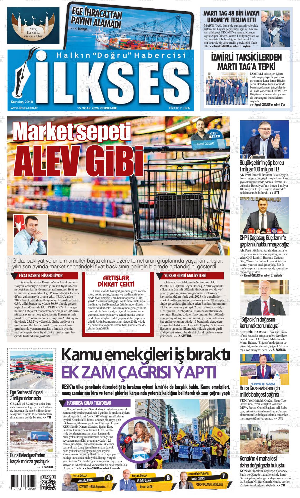 Izmir Ilkses 15.01.2026