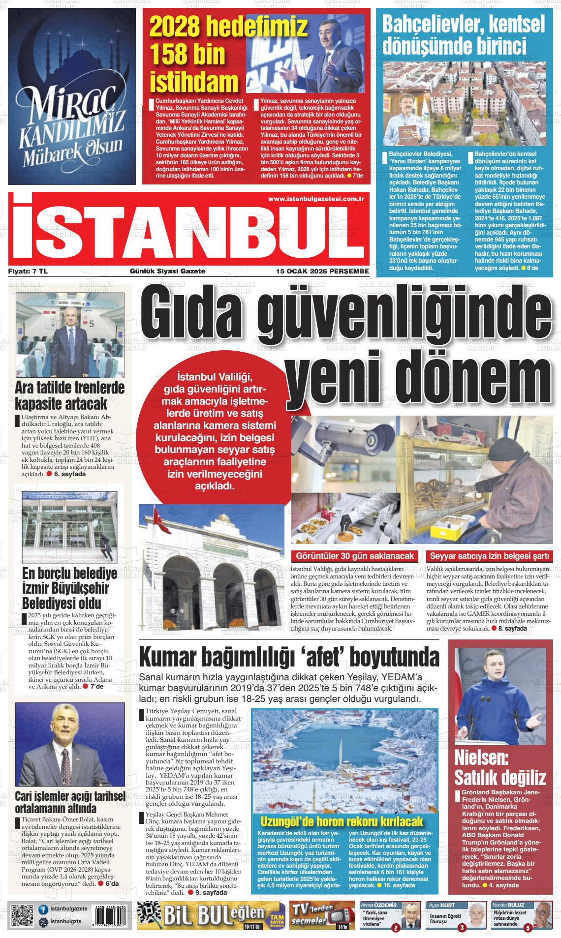 Istanbul 15.01.2026