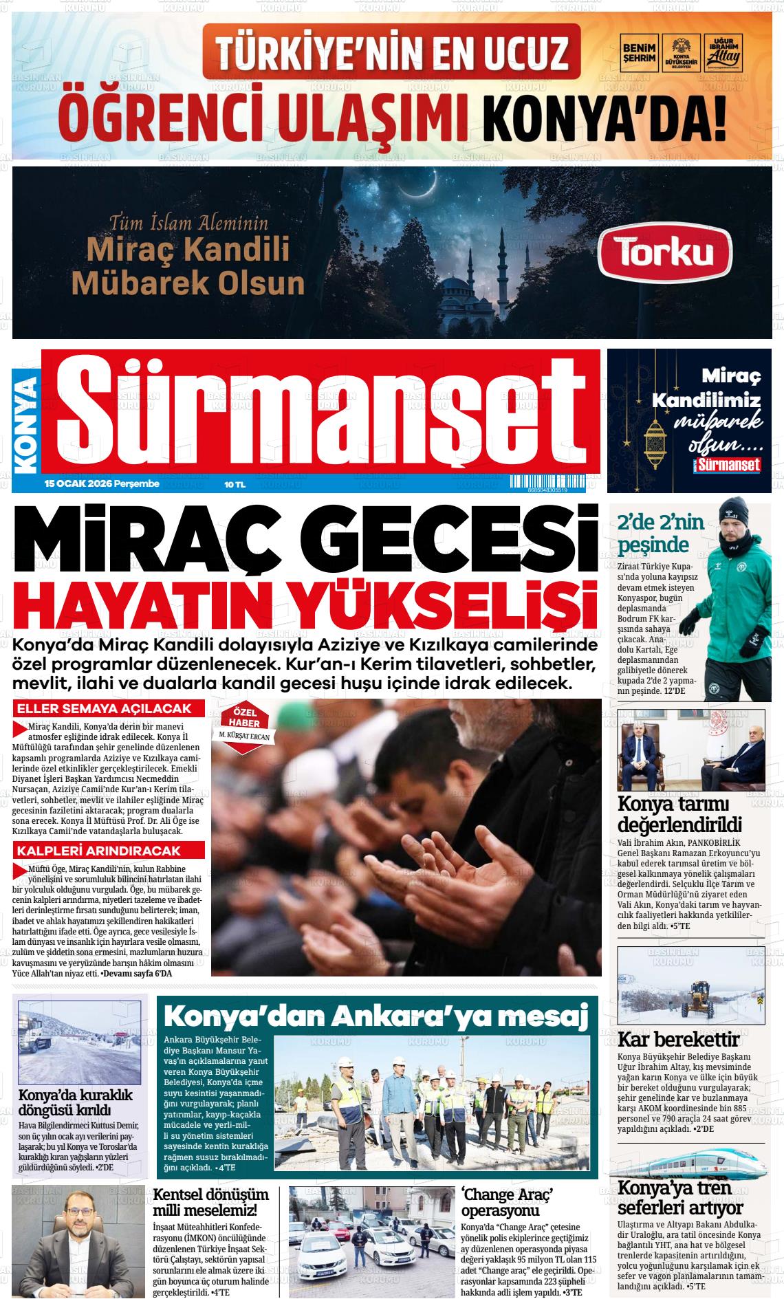 Konya Ninsesi 15.01.2026