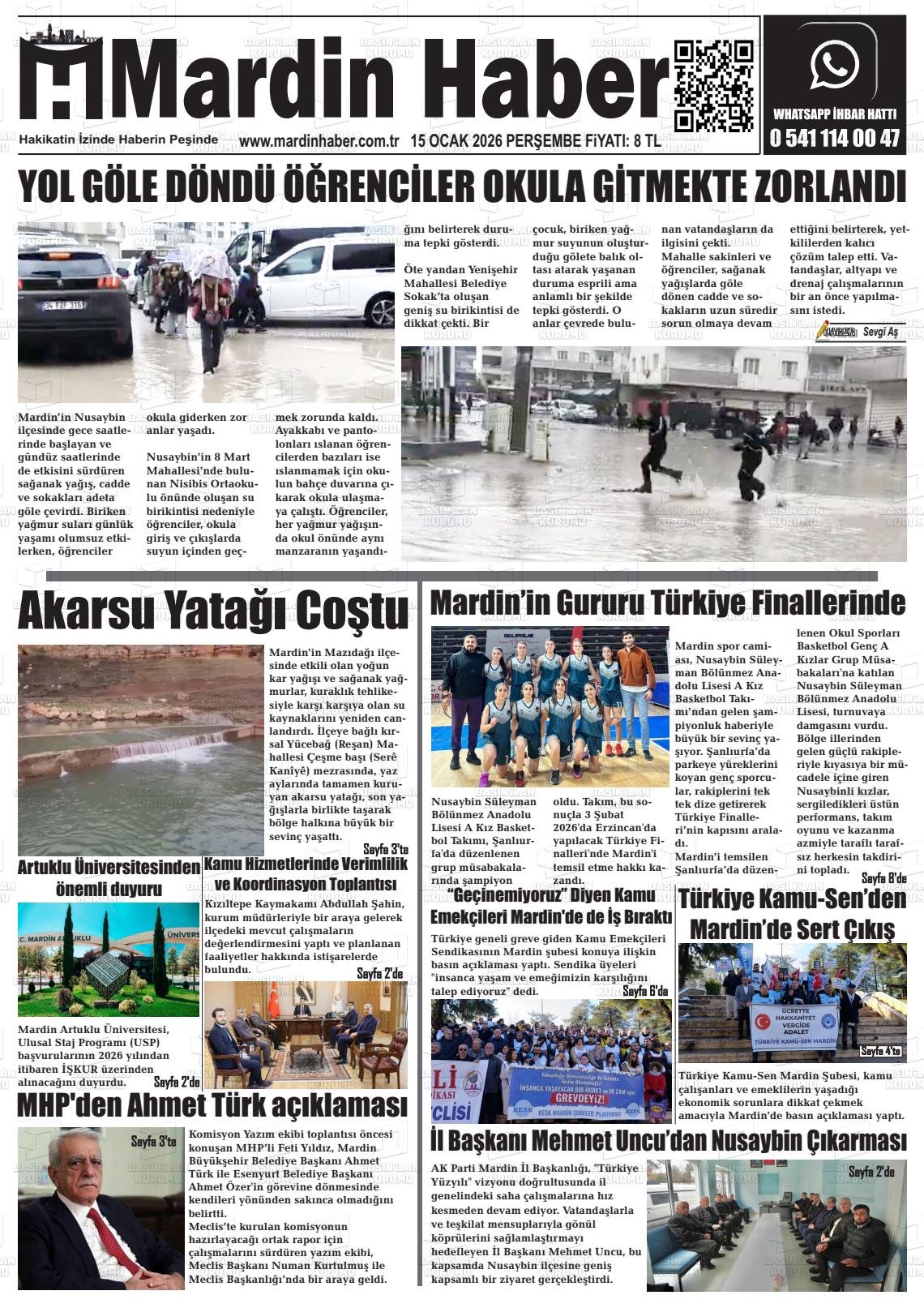 Mardin Haber 15.01.2026