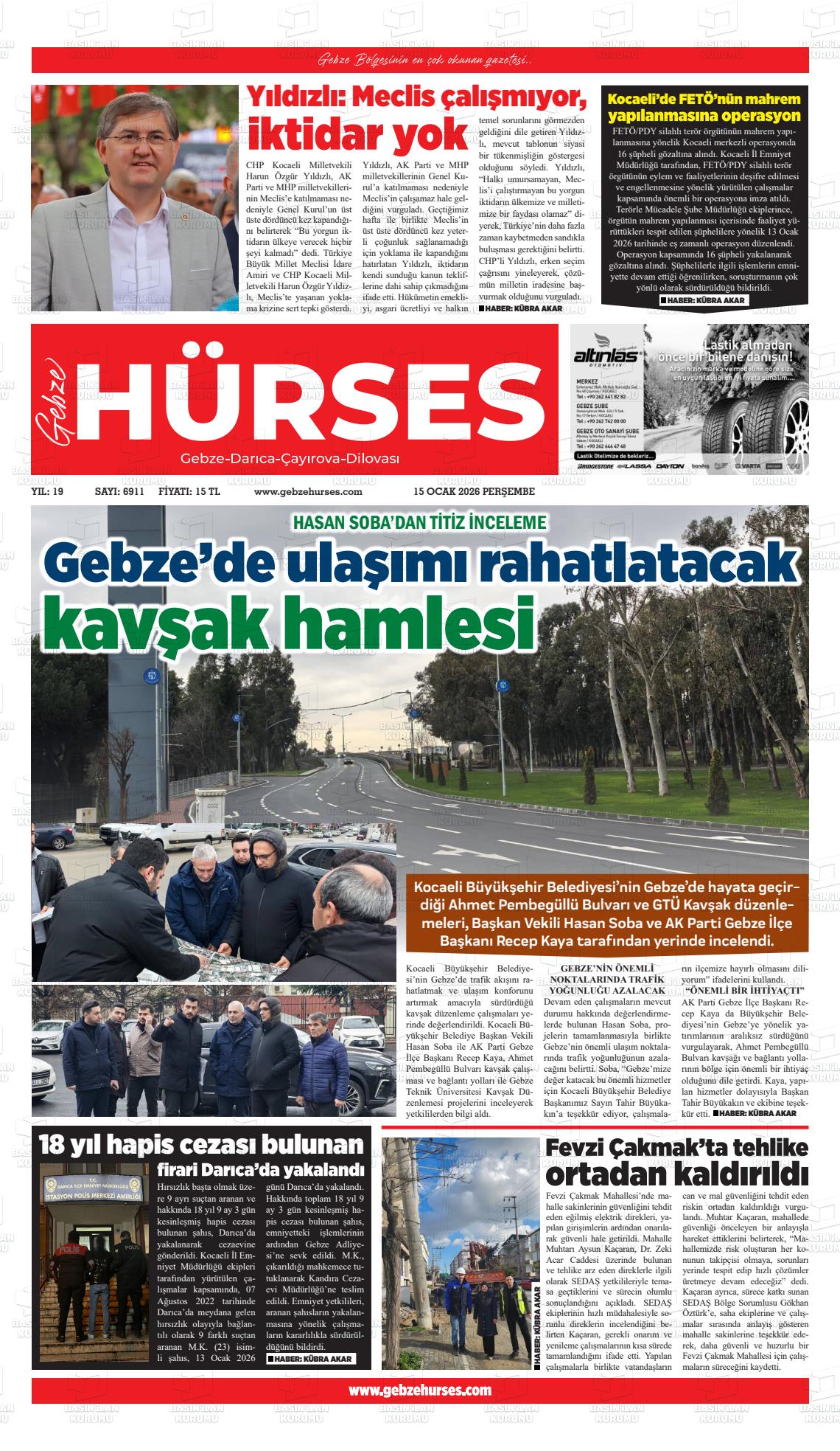 Kocaeli Marmaragebze 15.01.2026