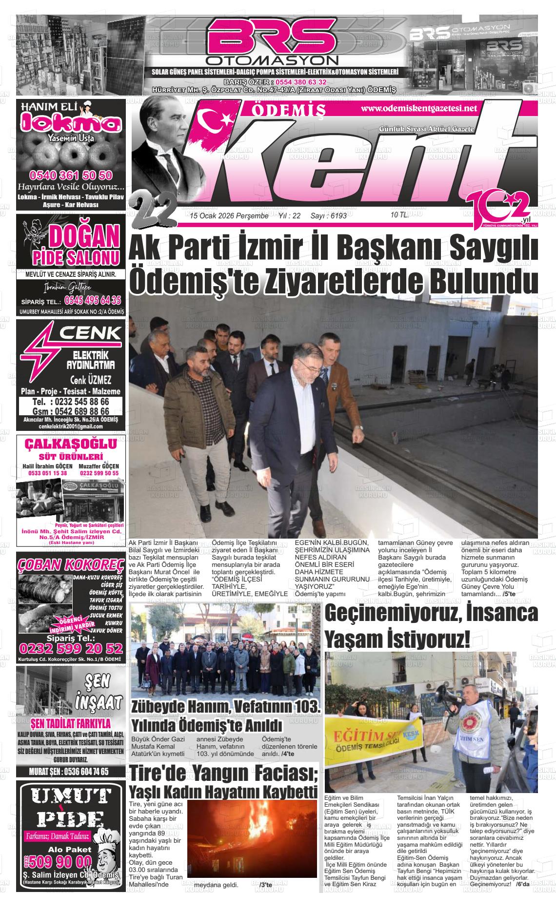 Izmir Odemiskent 15.01.2026