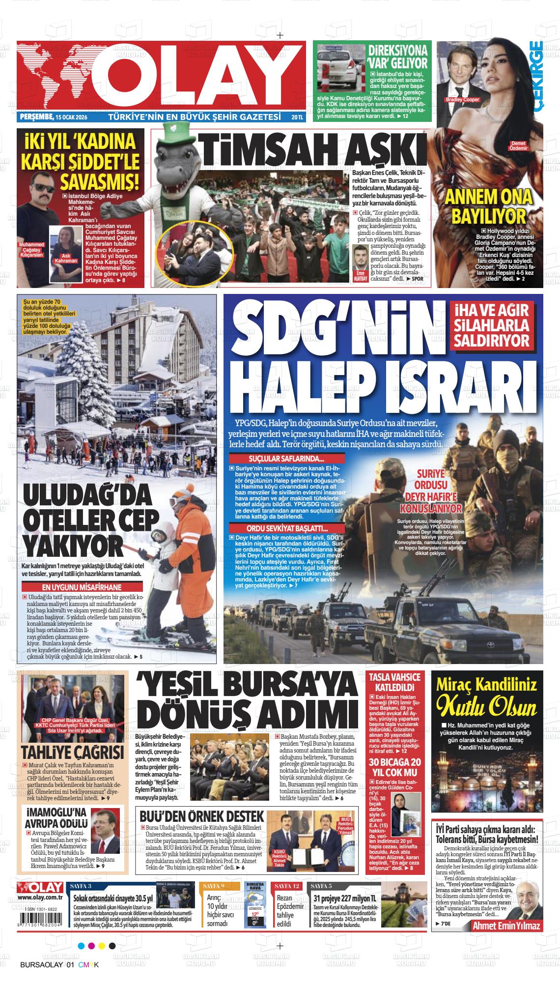 Hatay Olay 15.01.2026