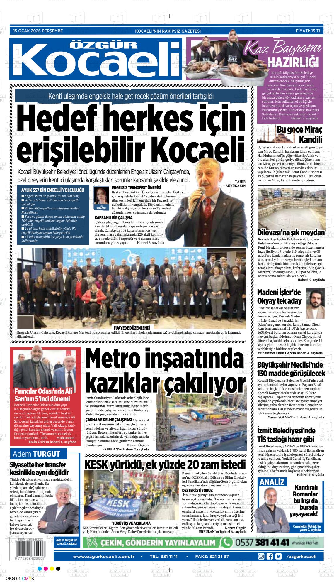 Kocaeli Ozgur 15.01.2026