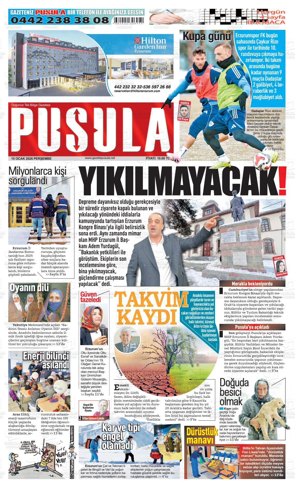 Zonguldak Pusula 15.01.2026