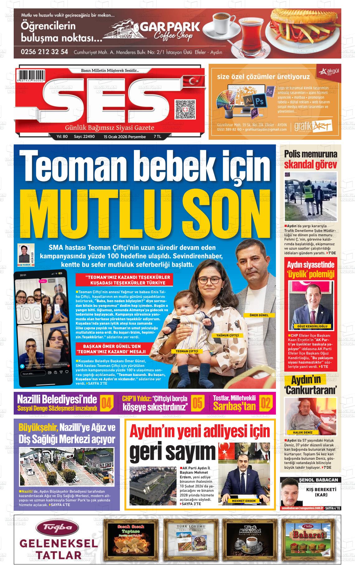 Hatay Ses 15.01.2026