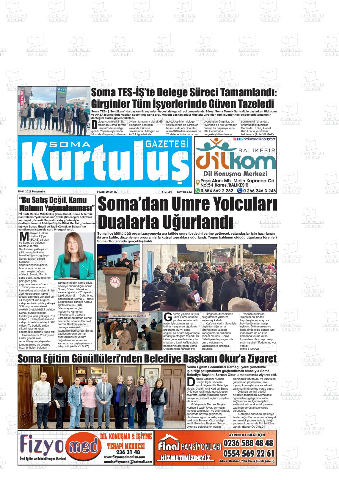 Manisa Somagundem 15.01.2026