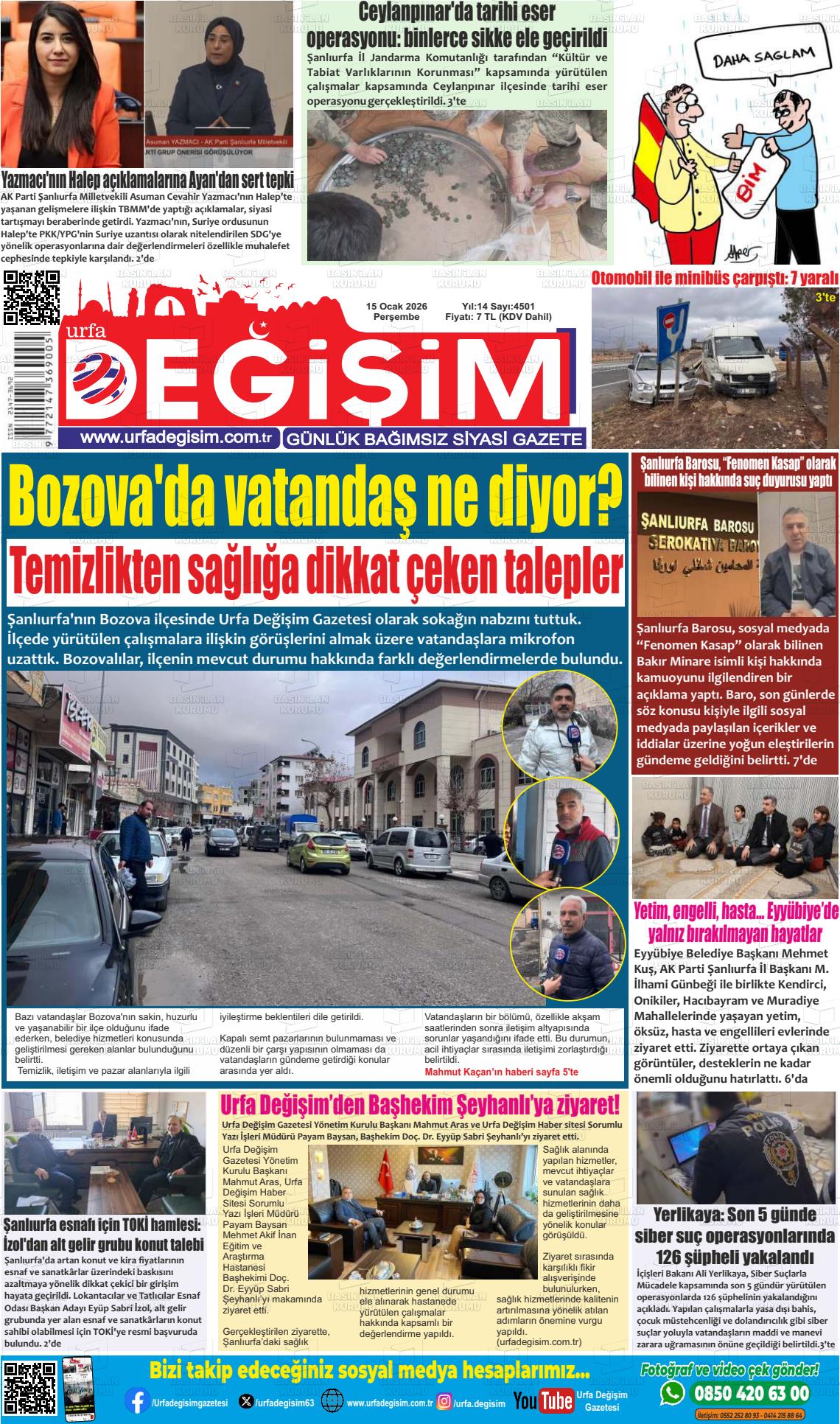 Sanliurfa Urfastar 15.01.2026