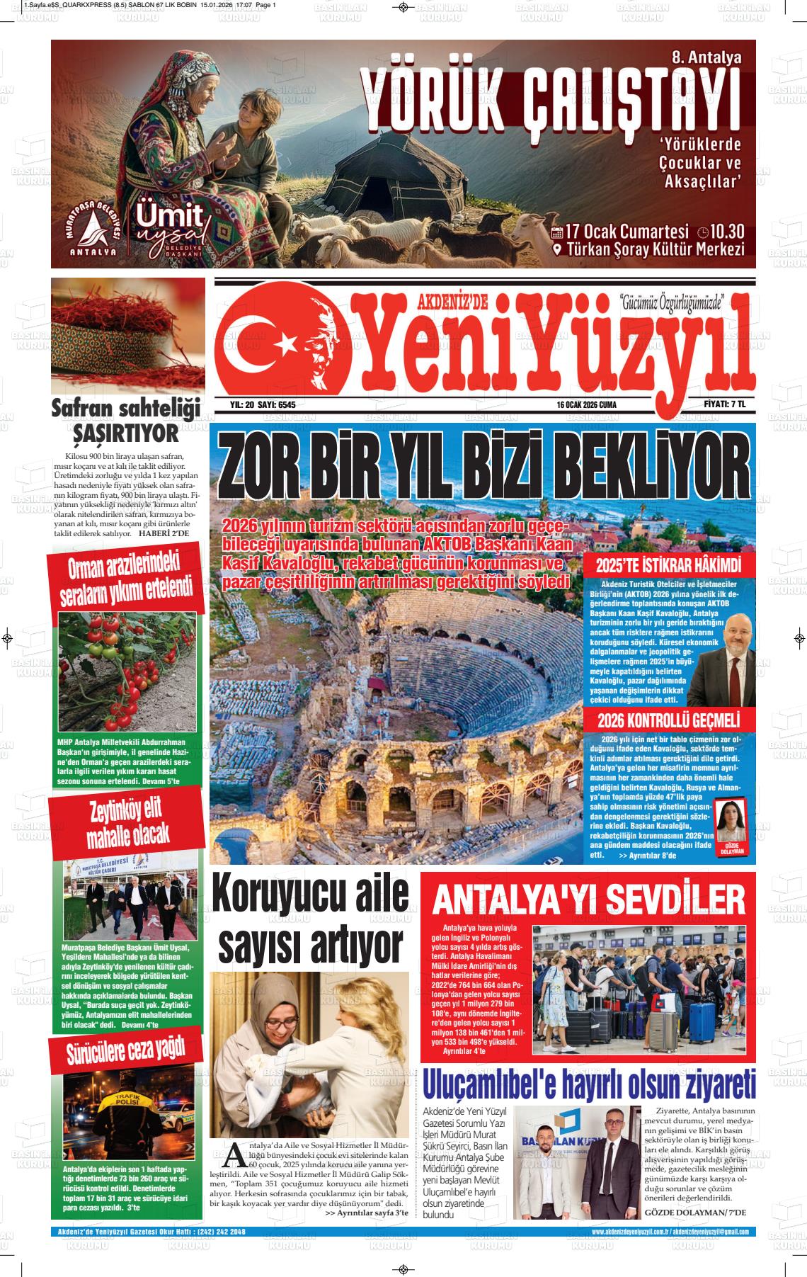 Antalya Akdenizdeyeniyuzyil 16.01.2026