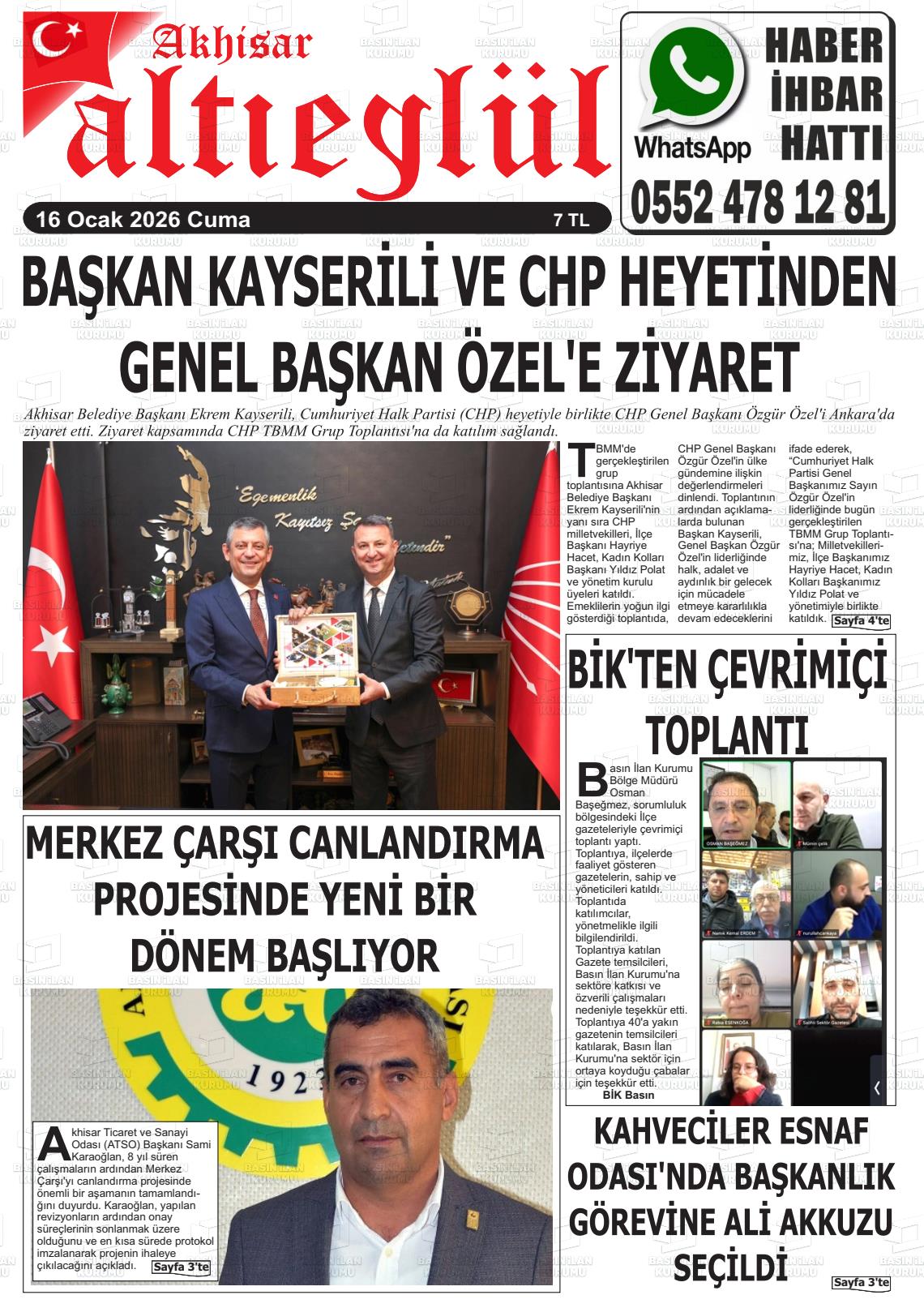 Manisa Akhisargundem 16.01.2026