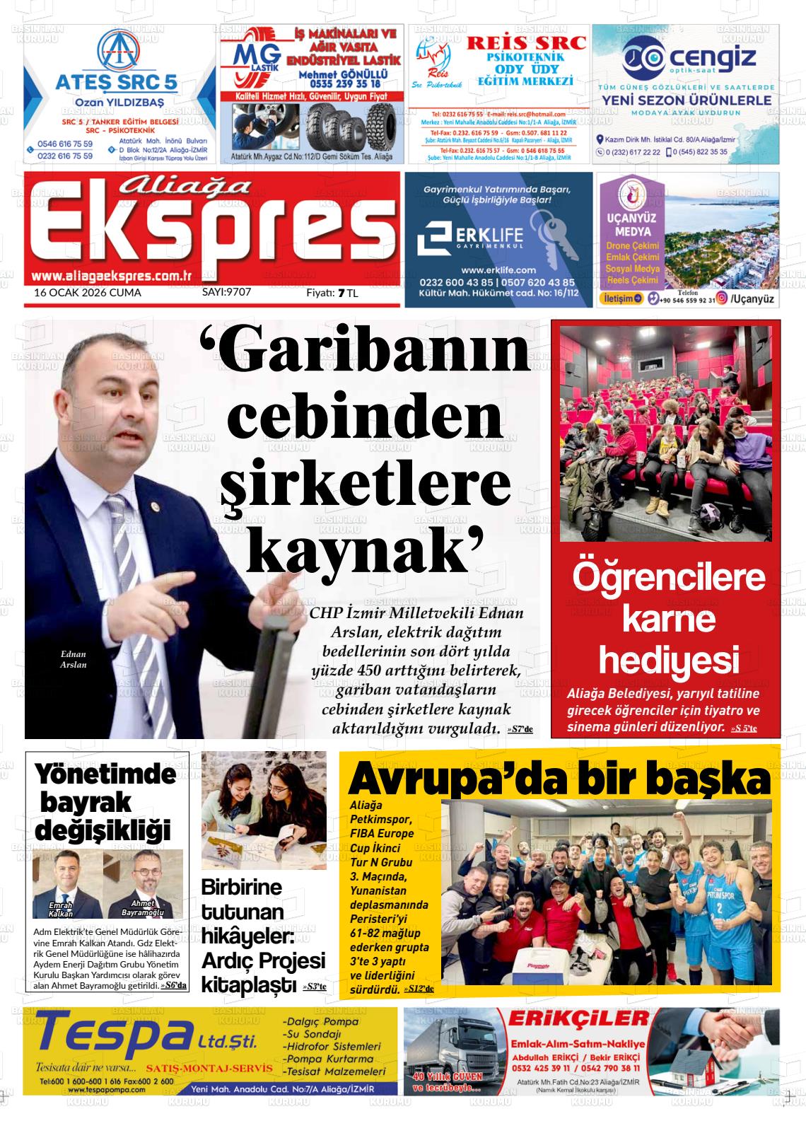 Izmir Aliagaekspres 16.01.2026