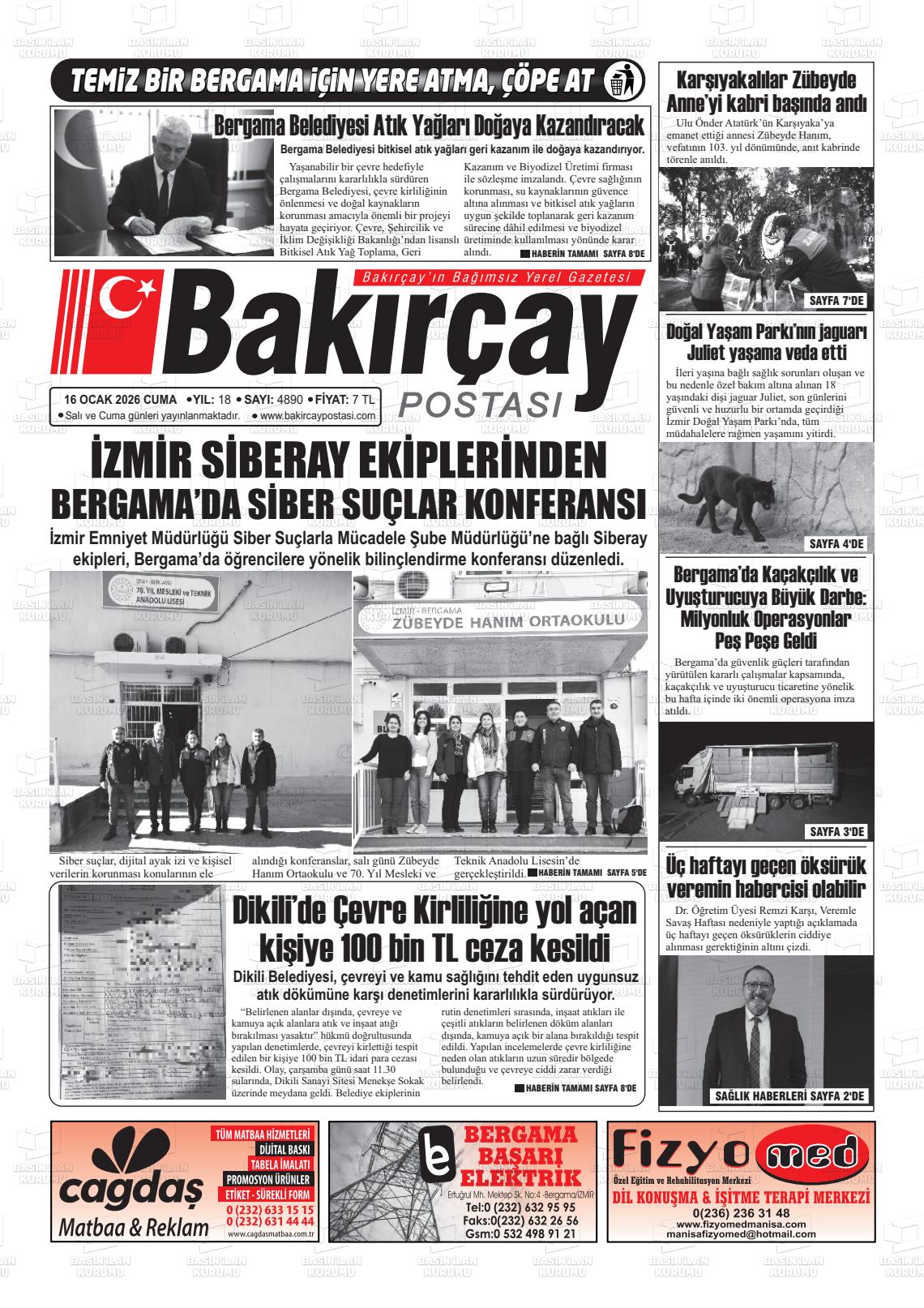Izmir Bakircaypostasi 16.01.2026