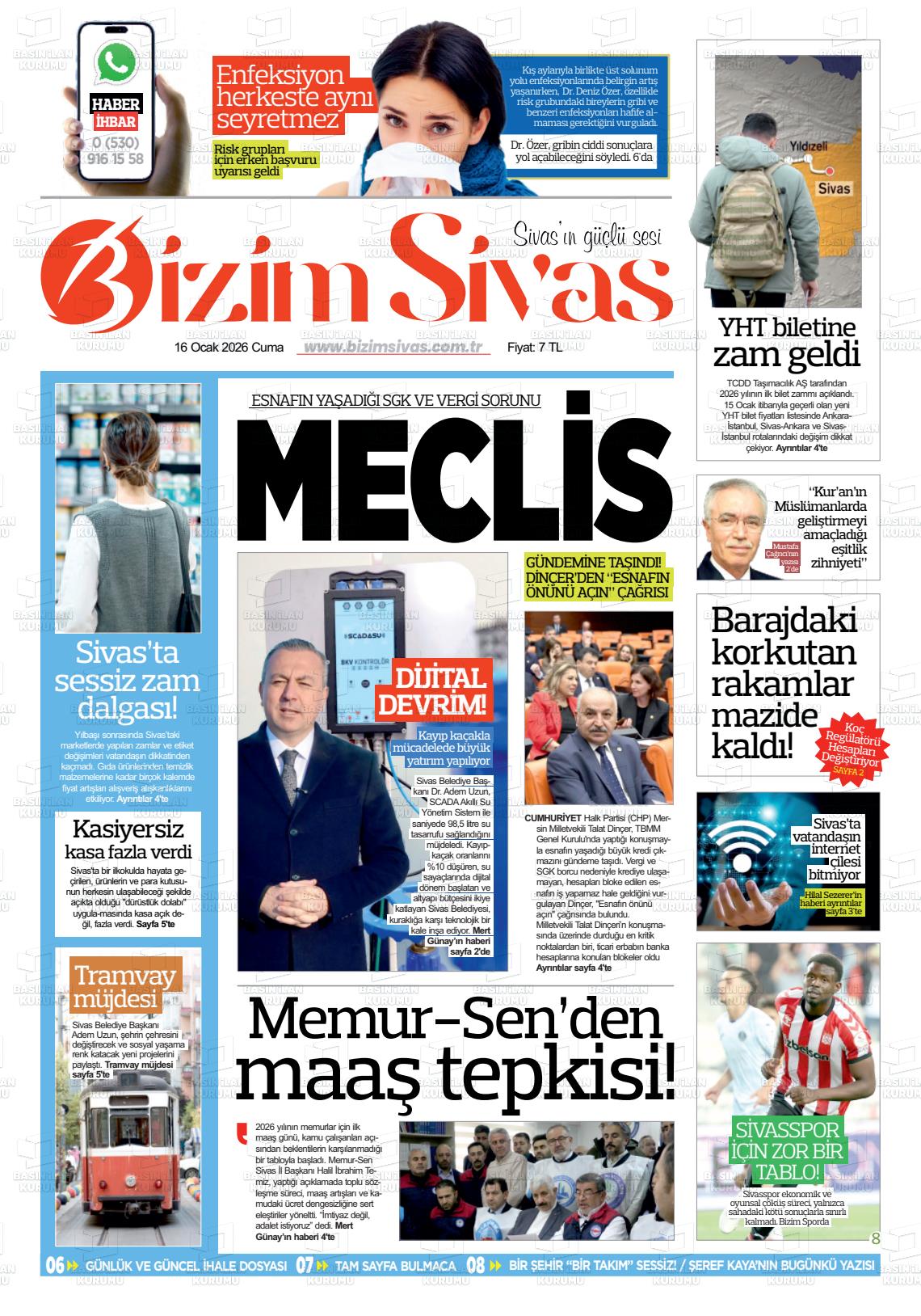 Sivas Bizim 16.01.2026