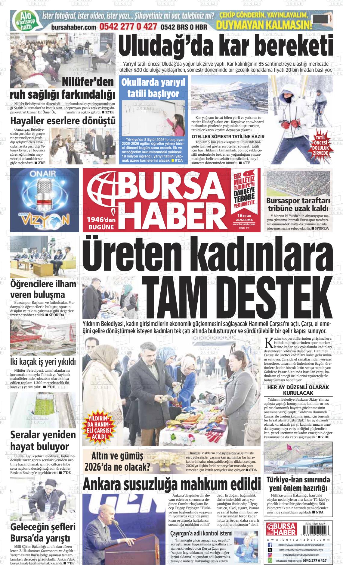 Bursa Haber 16.01.2026