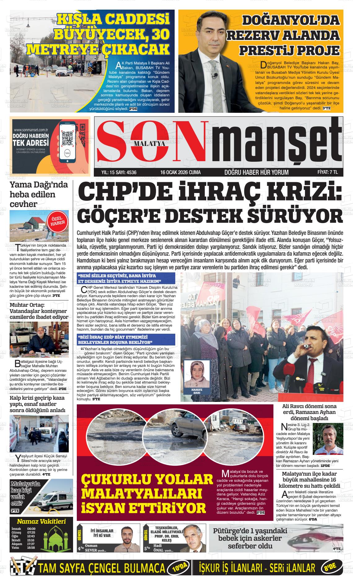 Malatya Busabah 16.01.2026