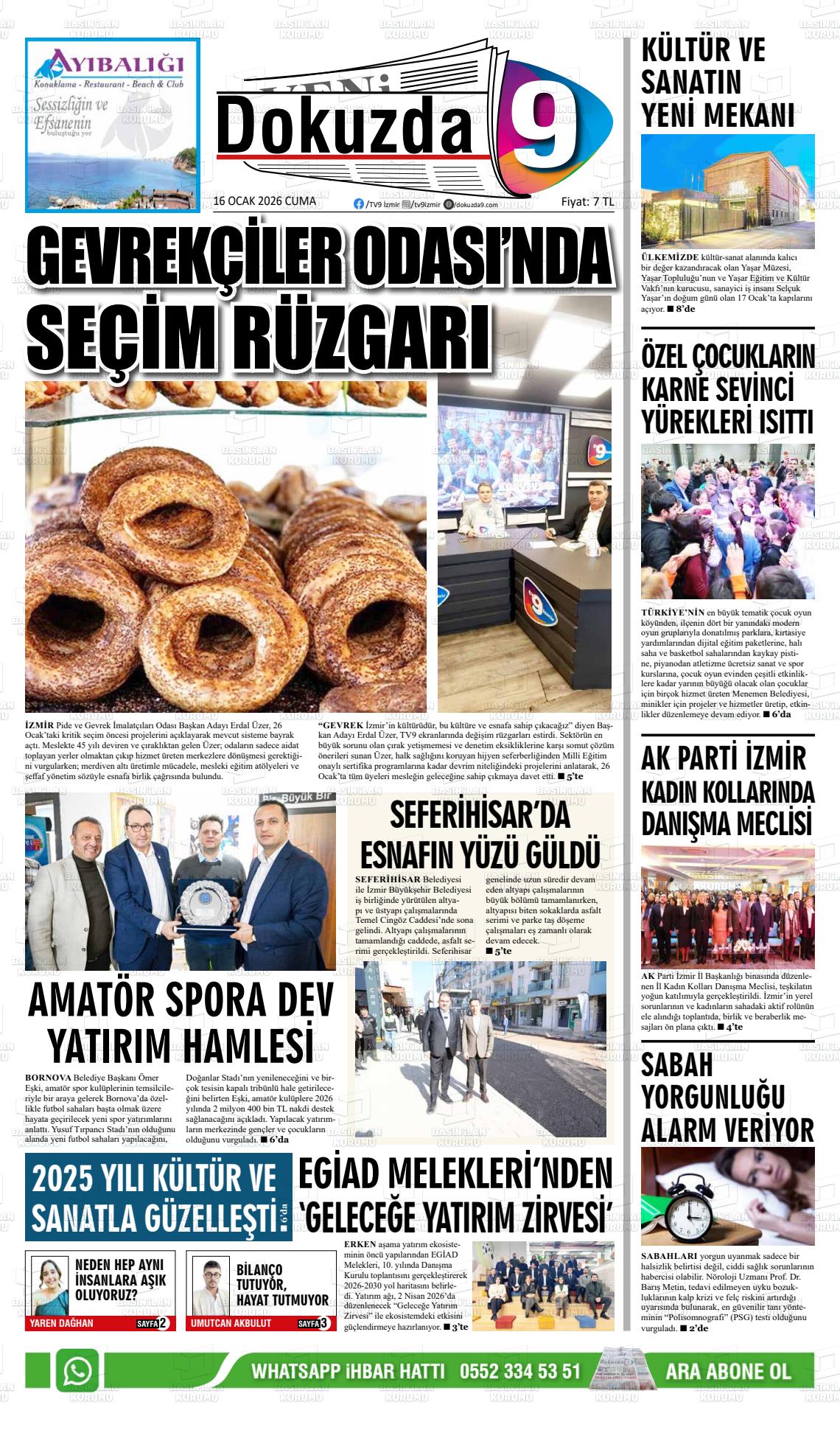 Izmir Buyuktorbali 16.01.2026