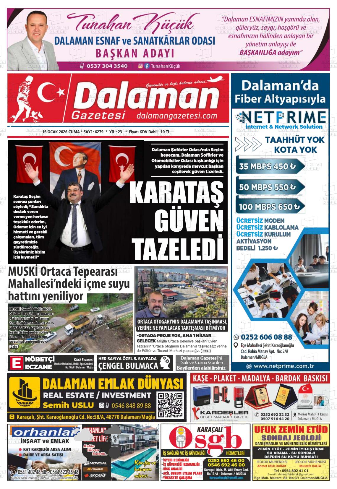 Mugla Dalaman 16.01.2026