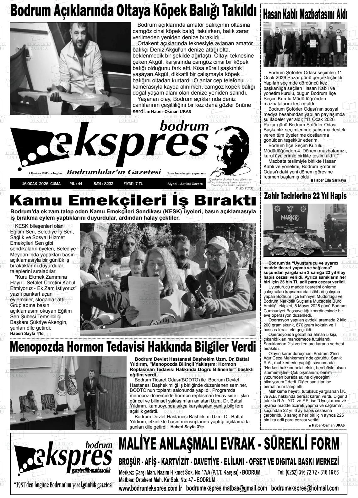 Mugla Ekspresbodrum 16.01.2026