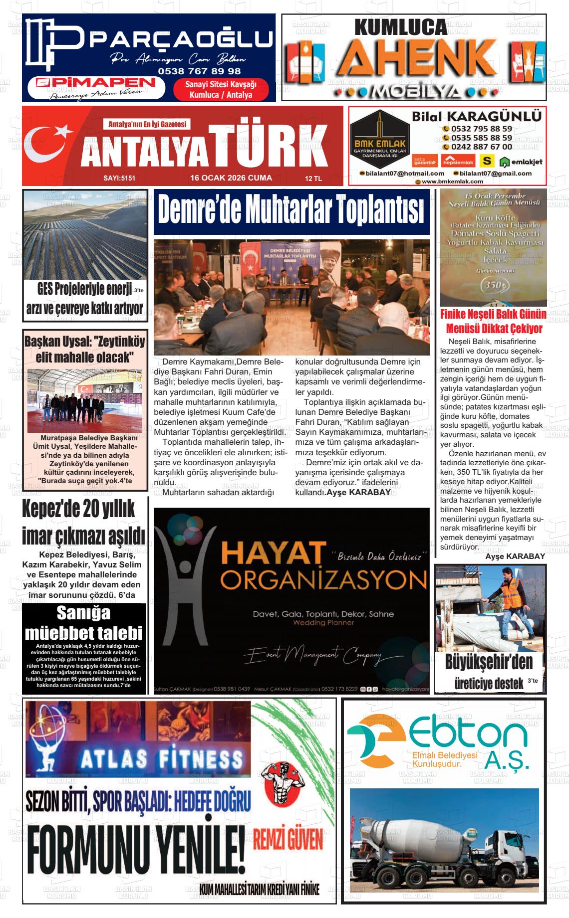 Antalya Finikea 16.01.2026