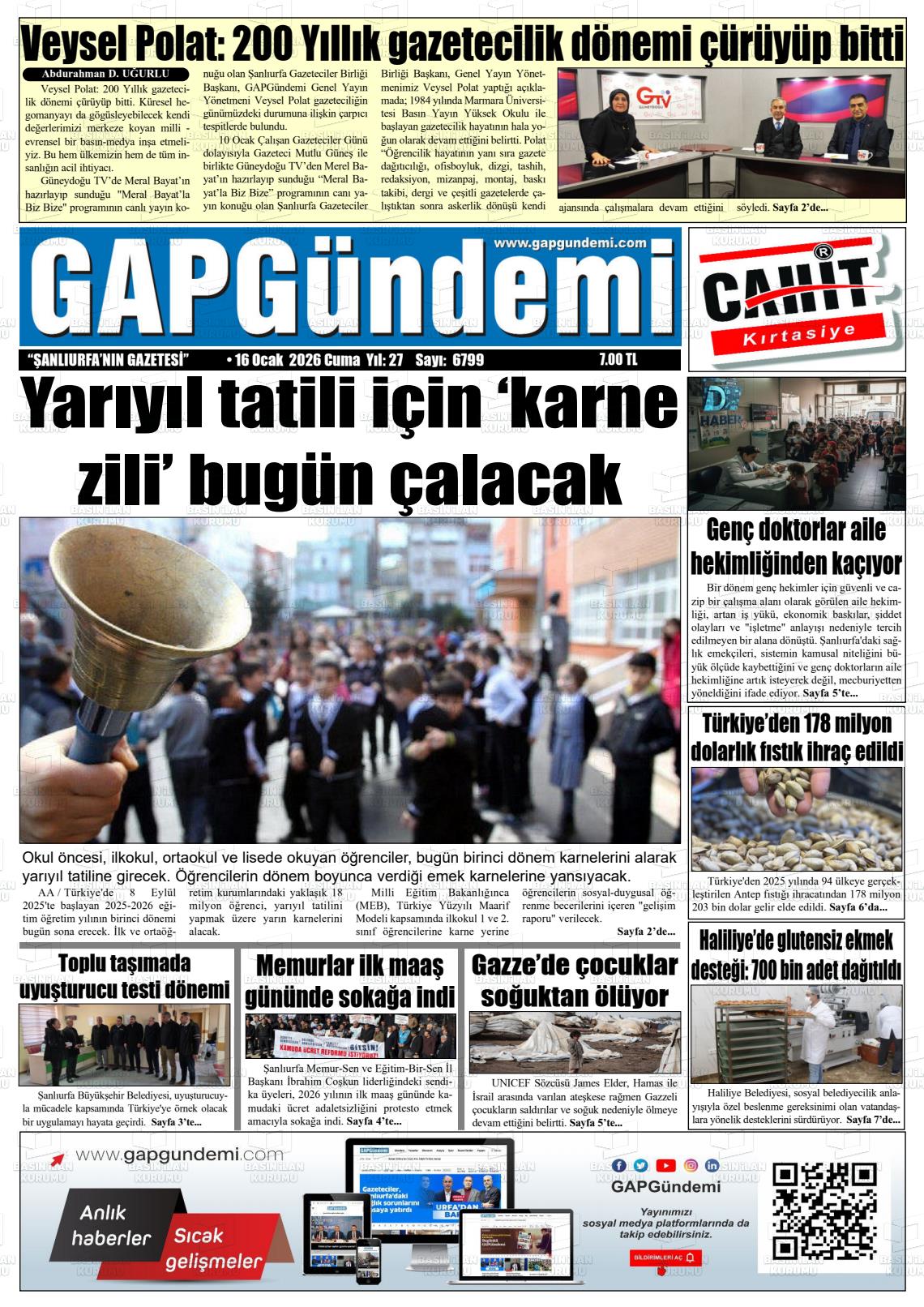 Sanliurfa Gapgundemi 16.01.2026