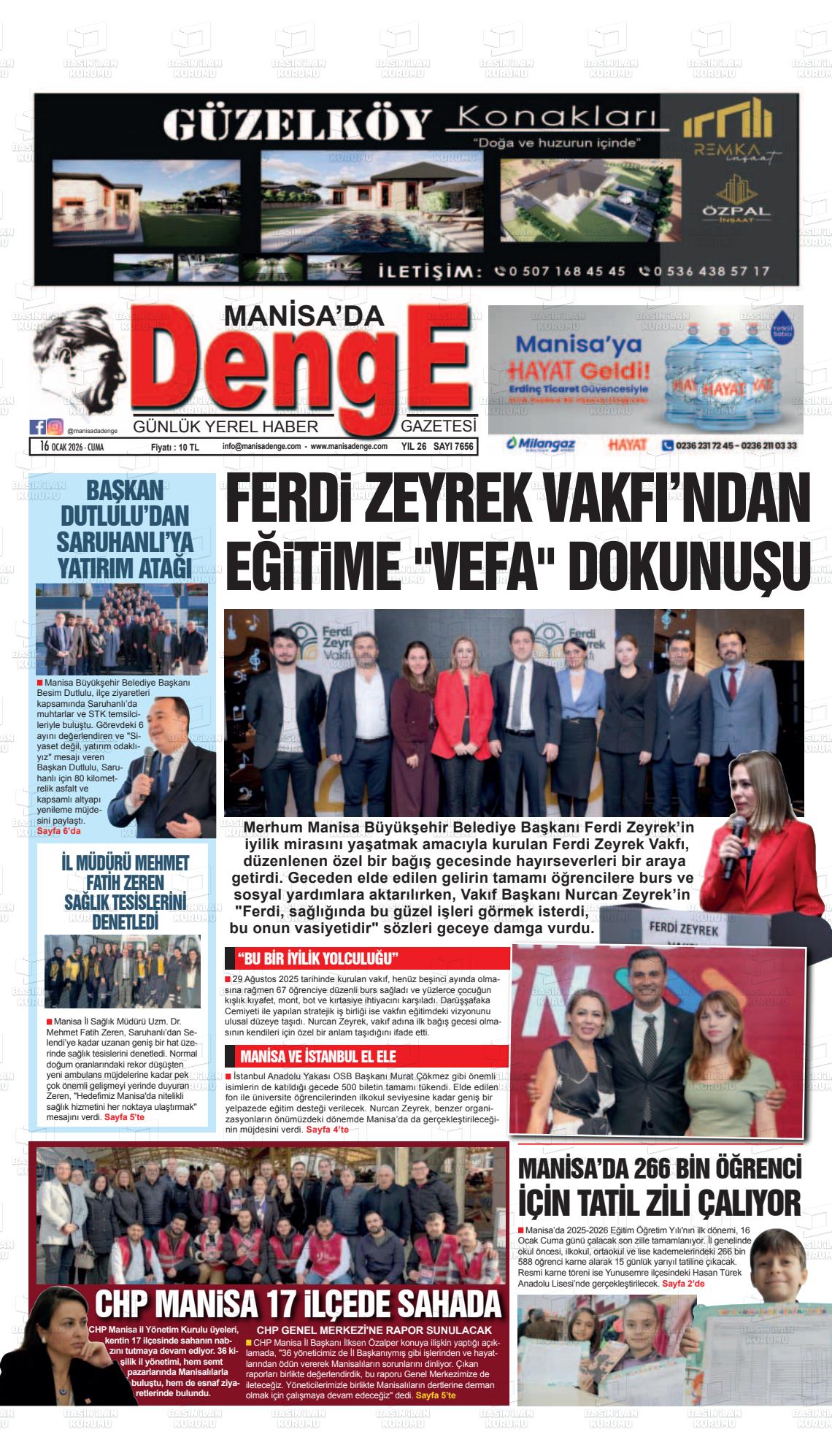 Manisa Dadenge 16.01.2026