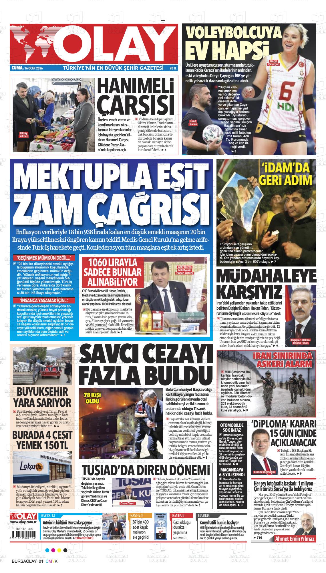 Hatay Olay 16.01.2026