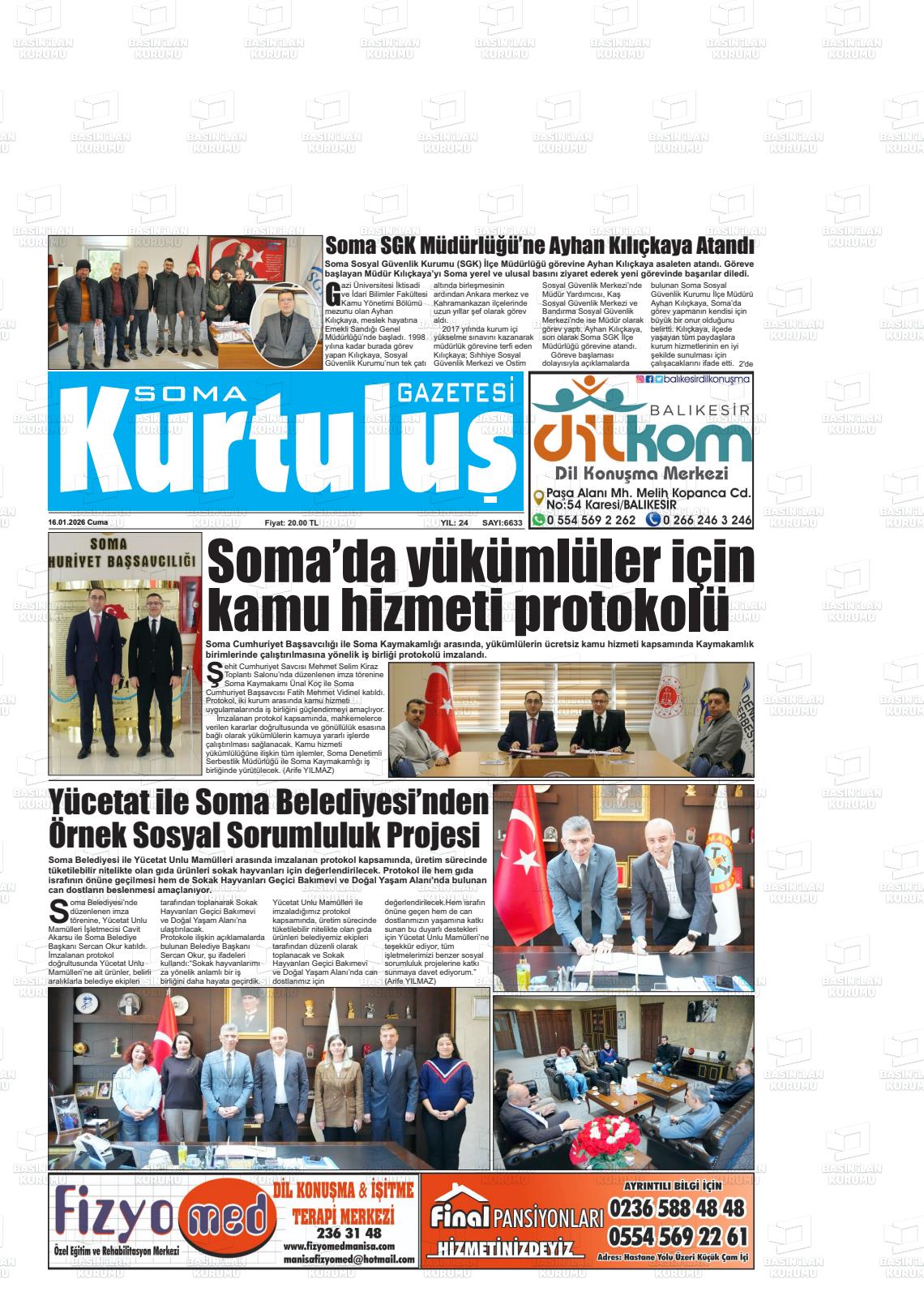 Manisa Somagundem 16.01.2026