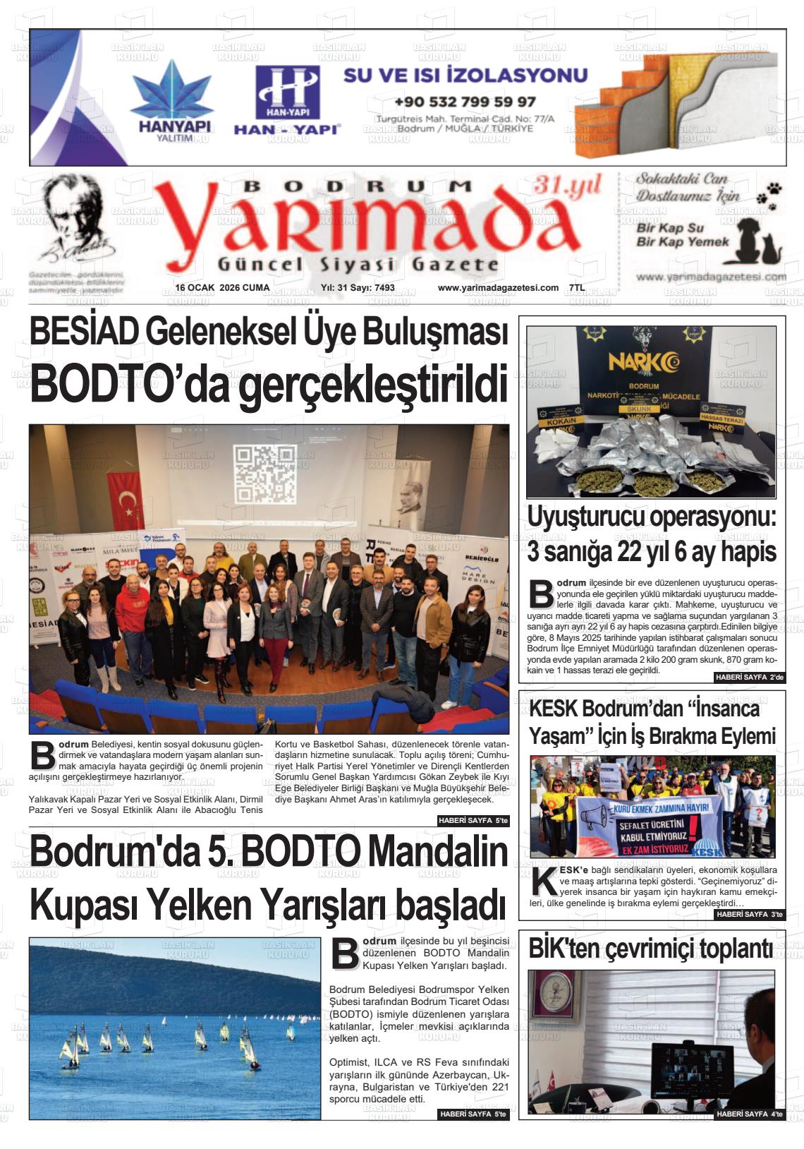 Mugla Yarimada 16.01.2026