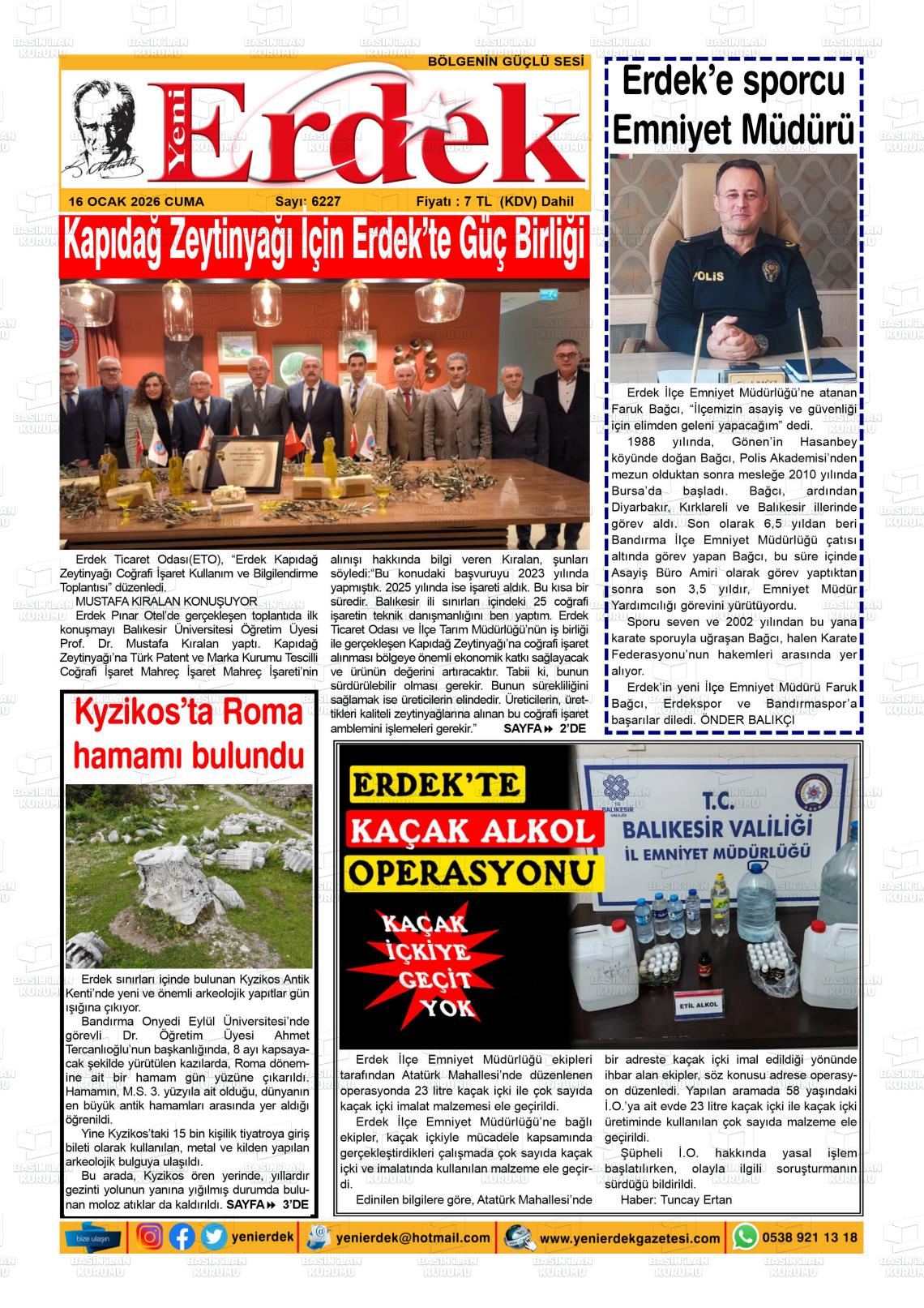 Balikesir Yenierdek 16.01.2026