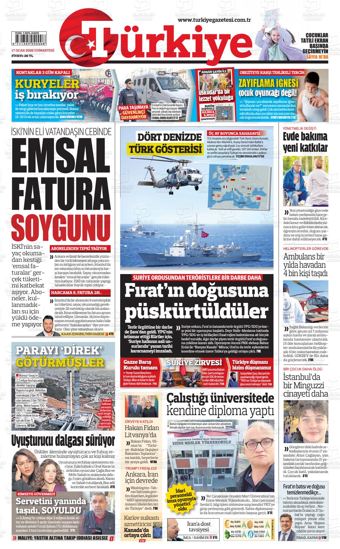 Türkiye Gazetesi 17.01.2026