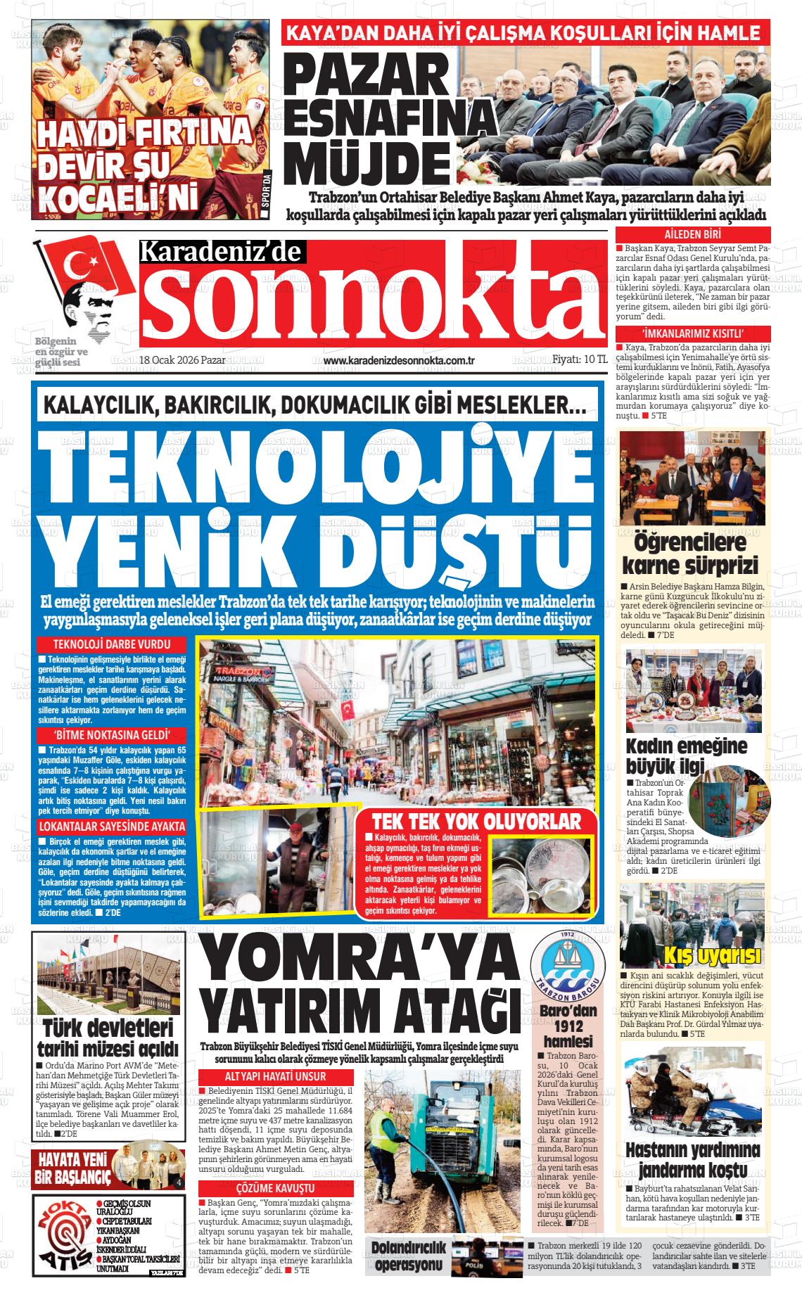 Trabzon Karadenizdesonnokta 18.01.2026