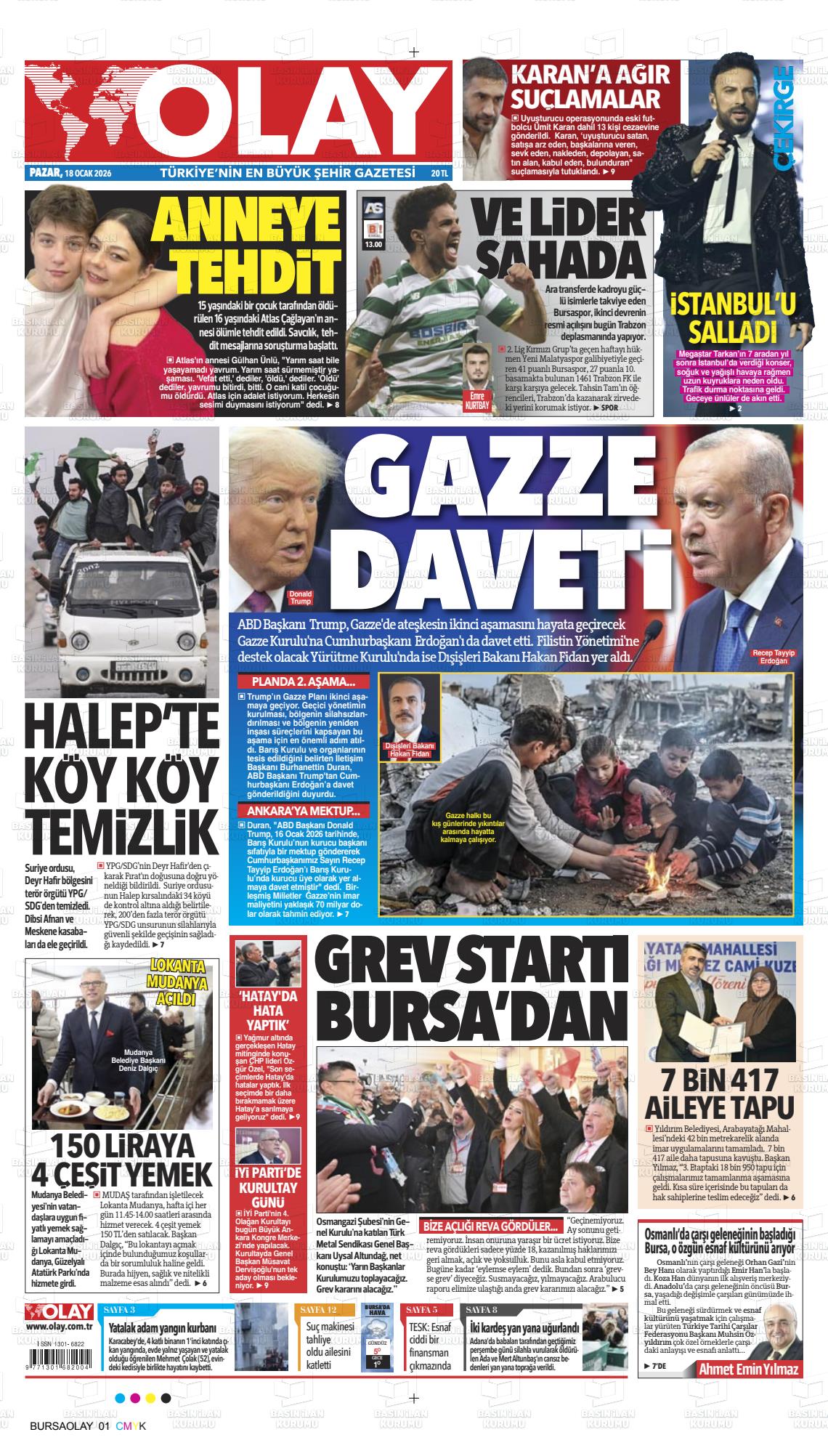 Hatay Olay 18.01.2026