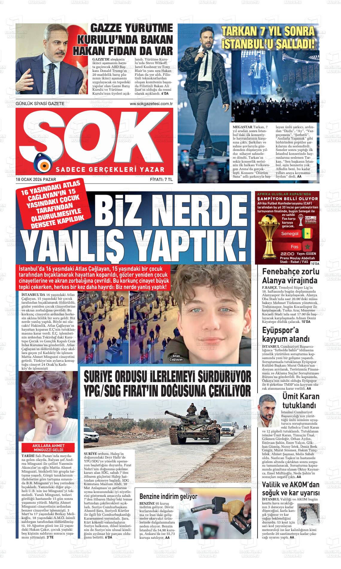 Istanbul Sok 18.01.2026