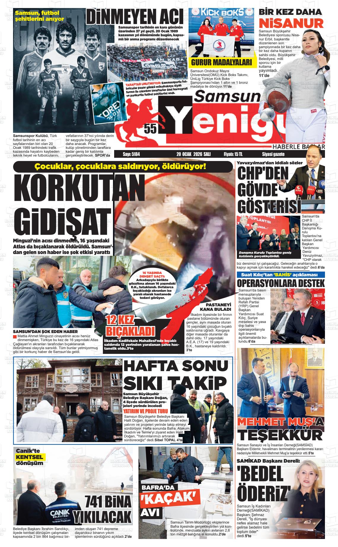 Samsun 55 Yenigun 20.01.2026