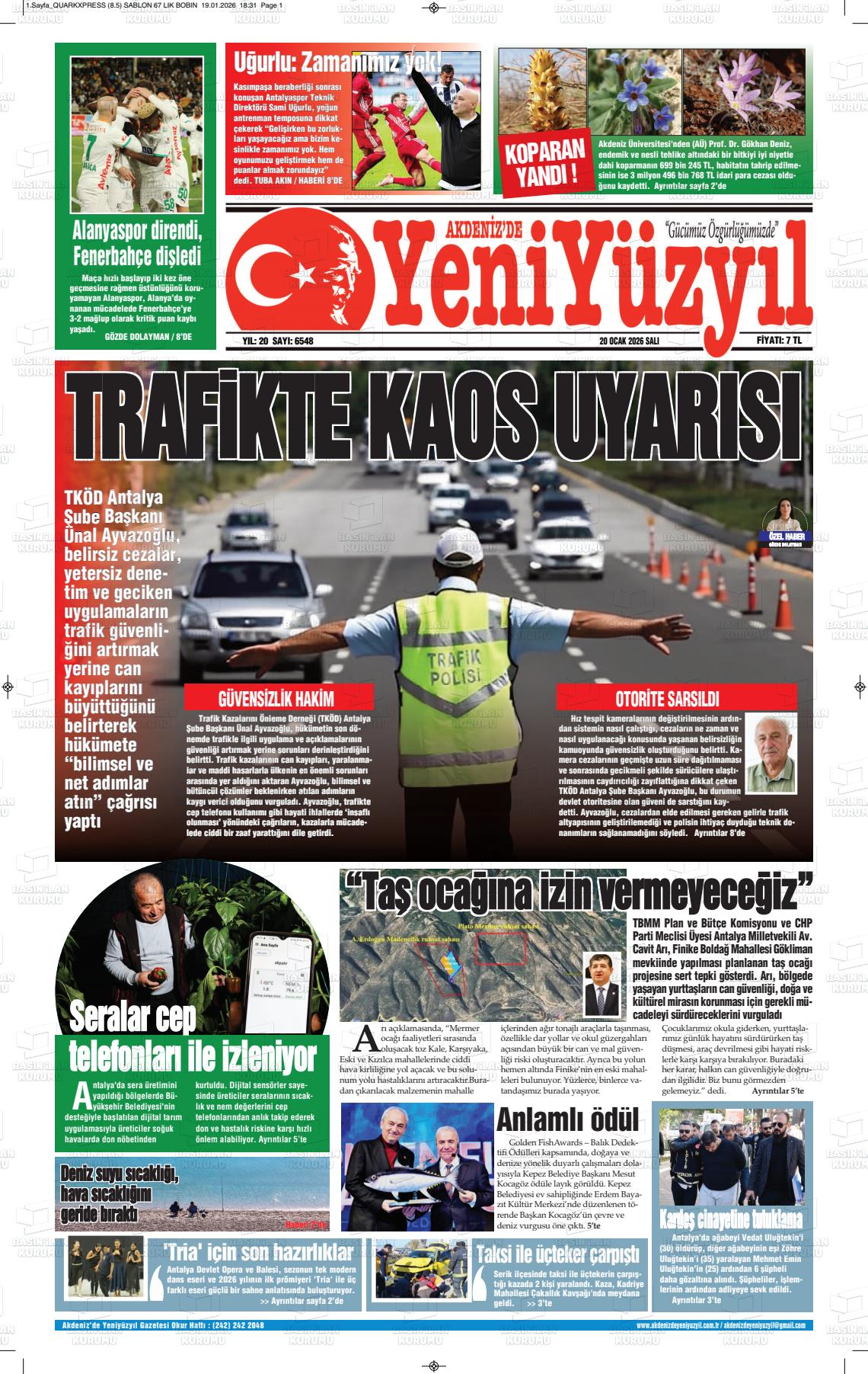 Antalya Akdenizdeyeniyuzyil 20.01.2026