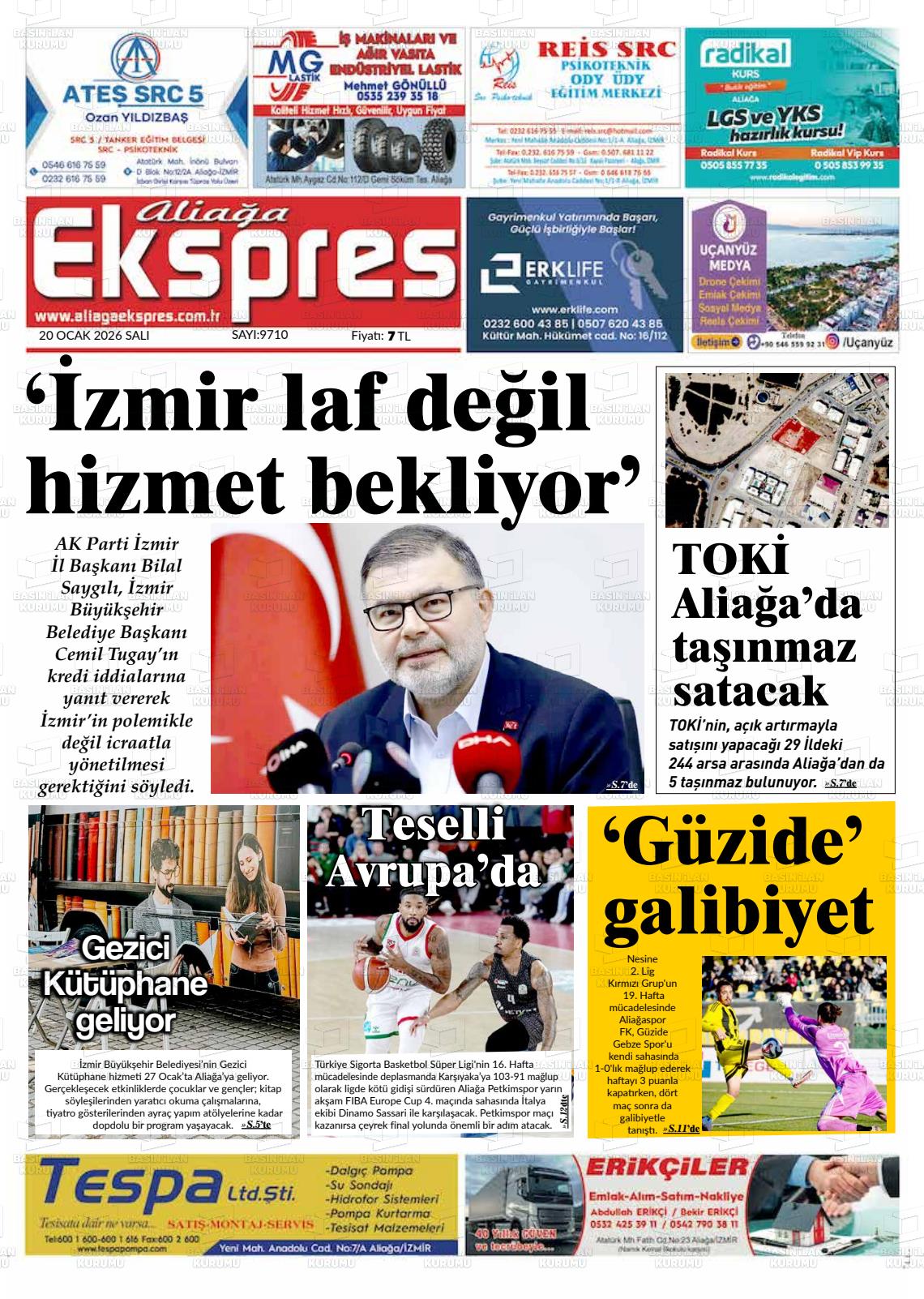 Izmir Aliagaekspres 20.01.2026