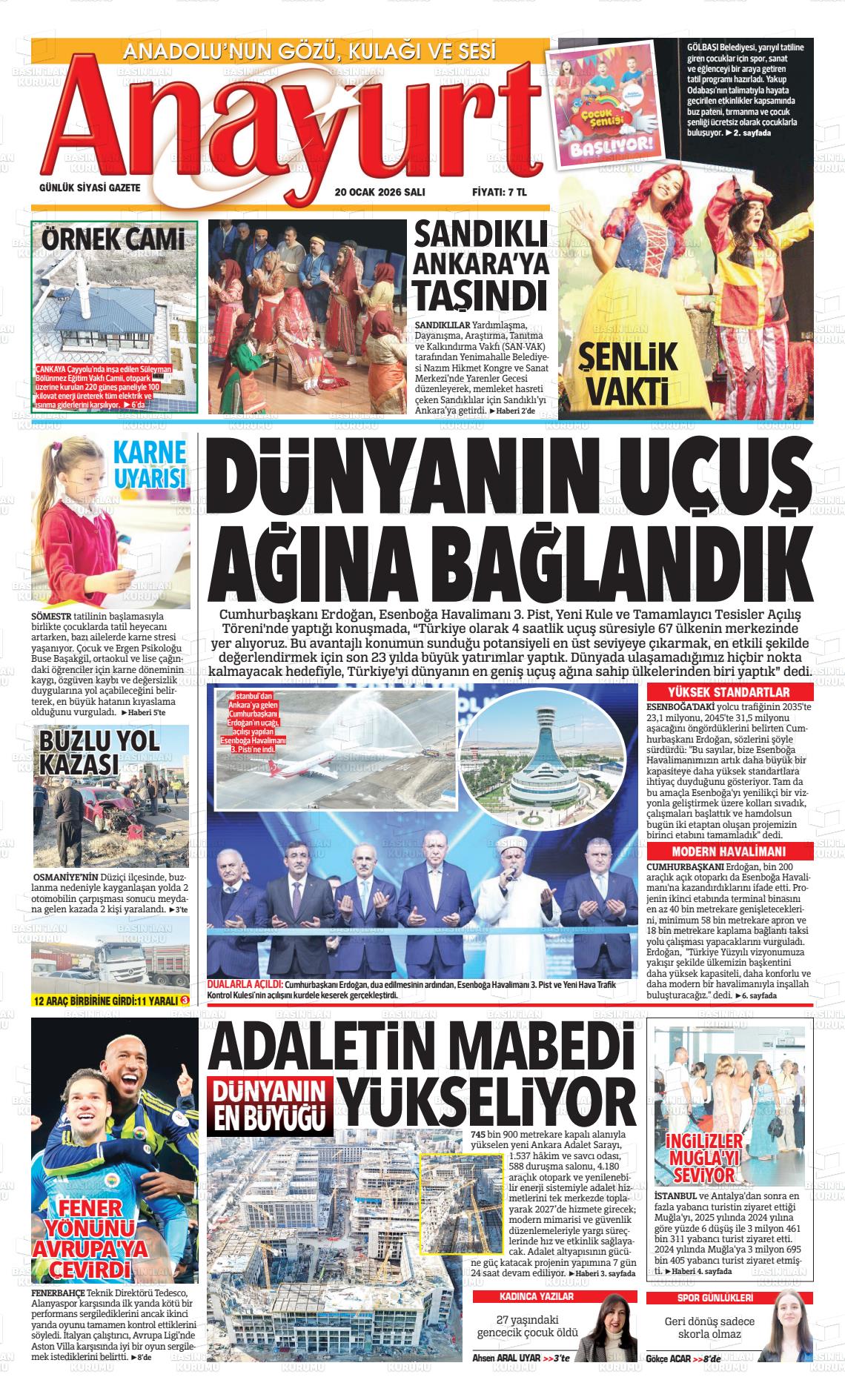 Ankara Anayurt 20.01.2026