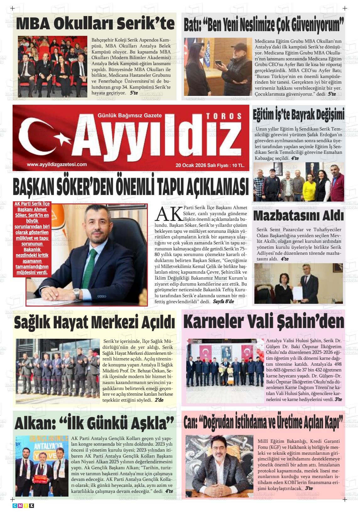 Antalya Ayyildiztoros 20.01.2026