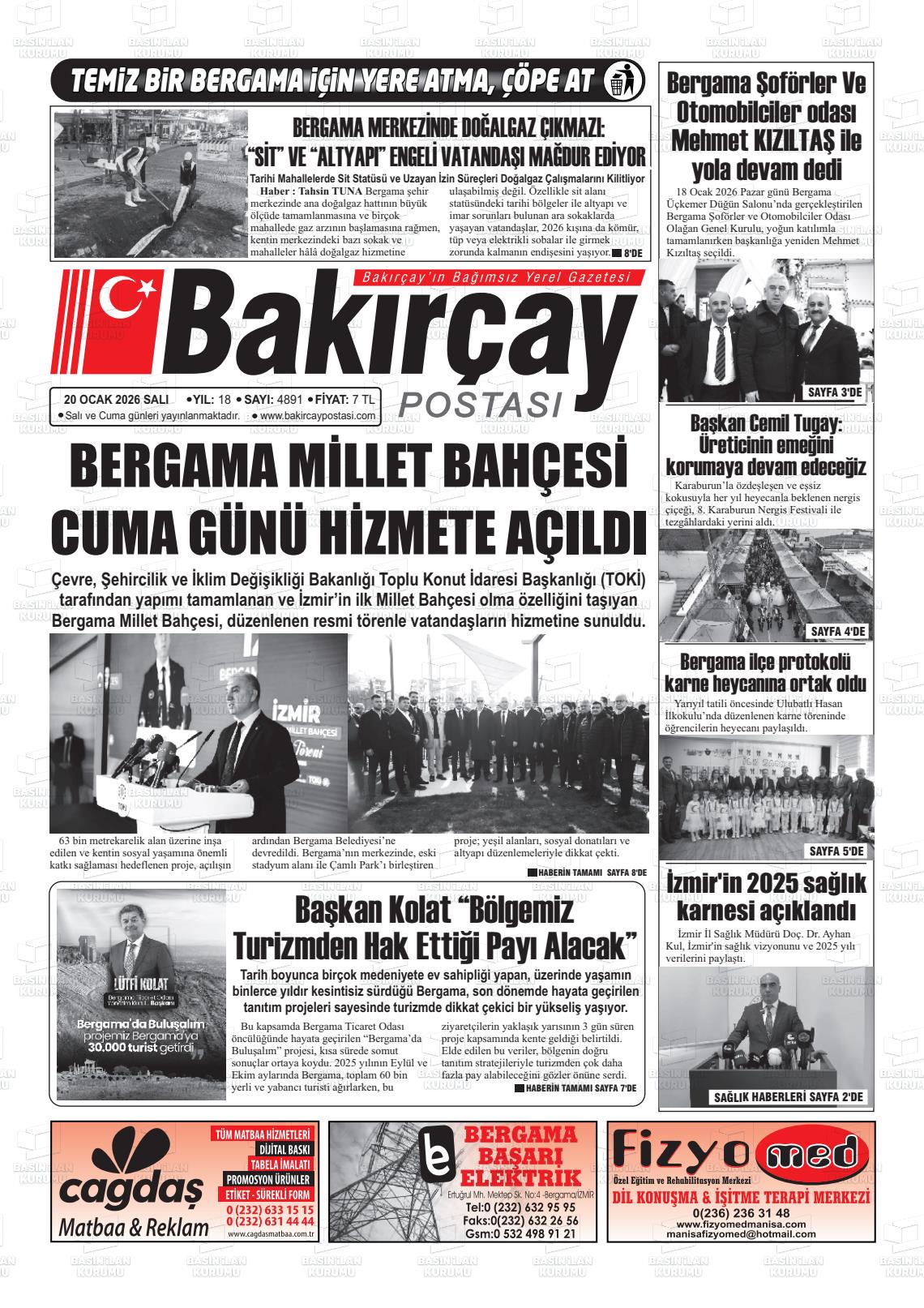Izmir Bakircaypostasi 20.01.2026