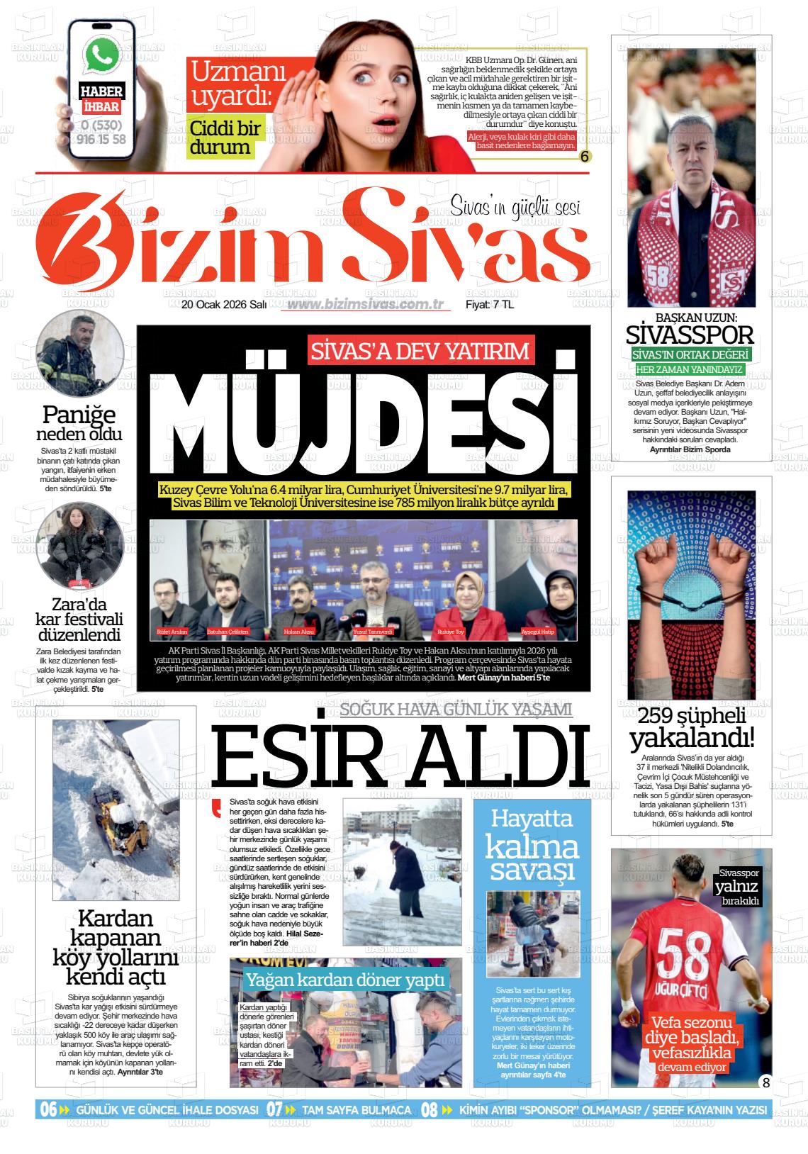 Sivas Bizim 20.01.2026
