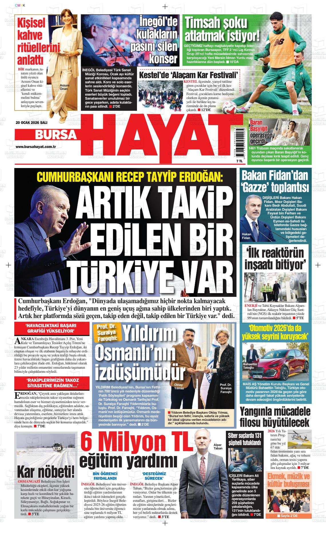 Bursa Hayat 20.01.2026