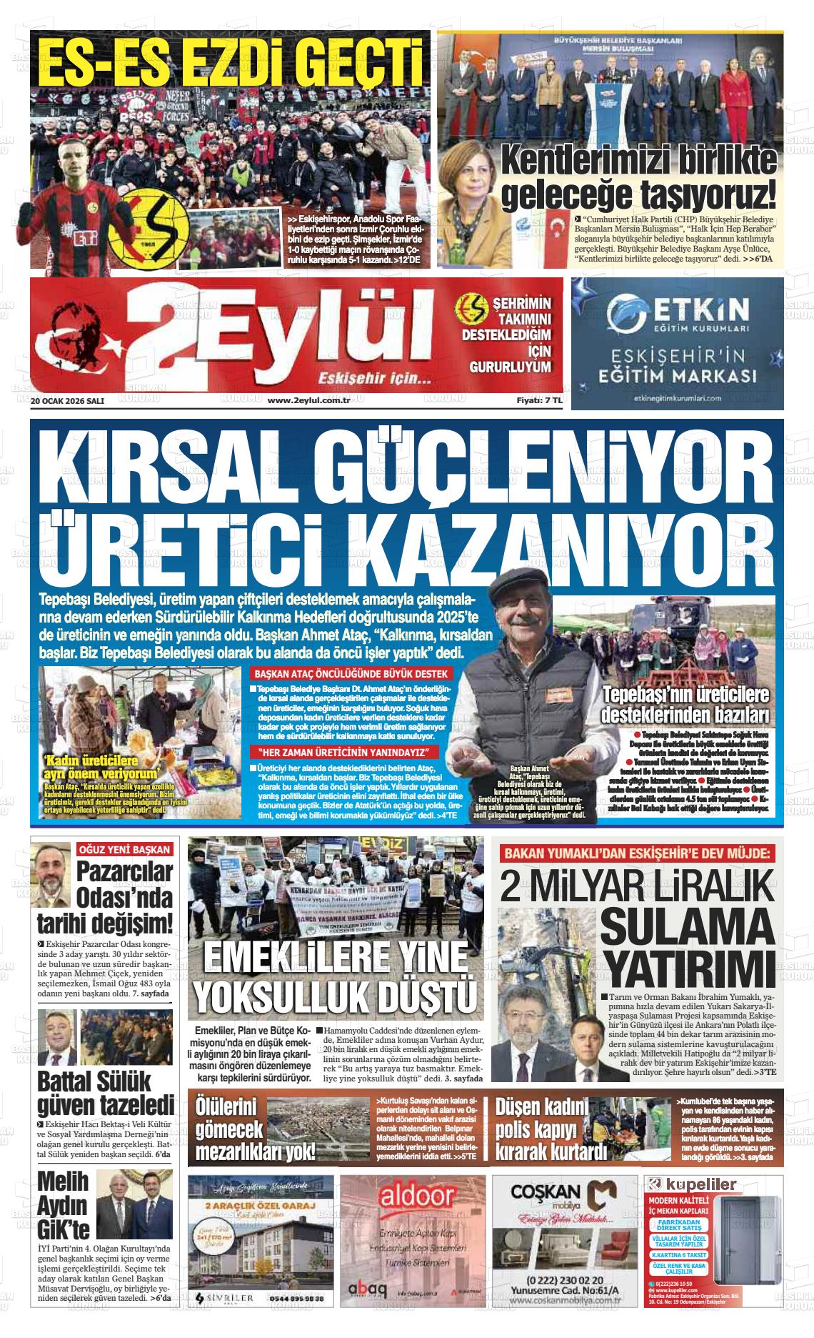 Eskisehir 2 Eylul 20.01.2026