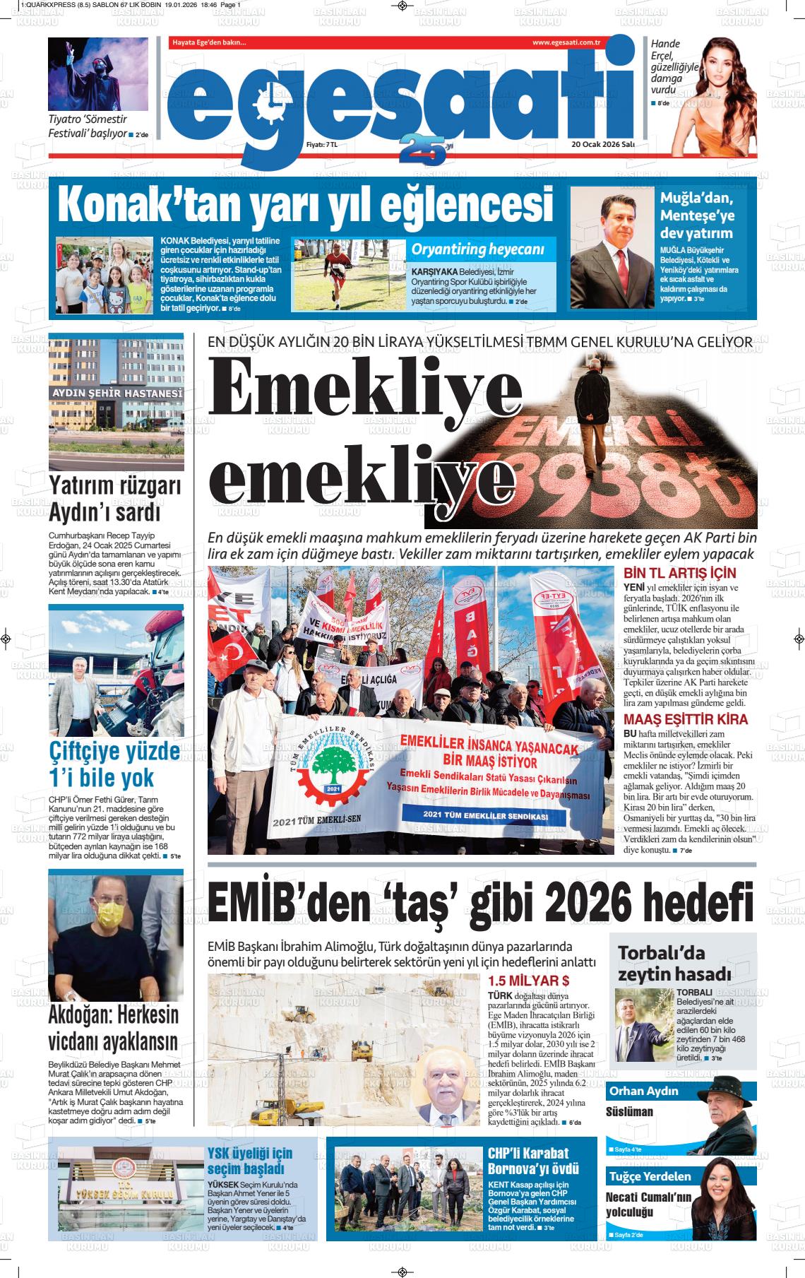 Izmir Haberekspres 20.01.2026