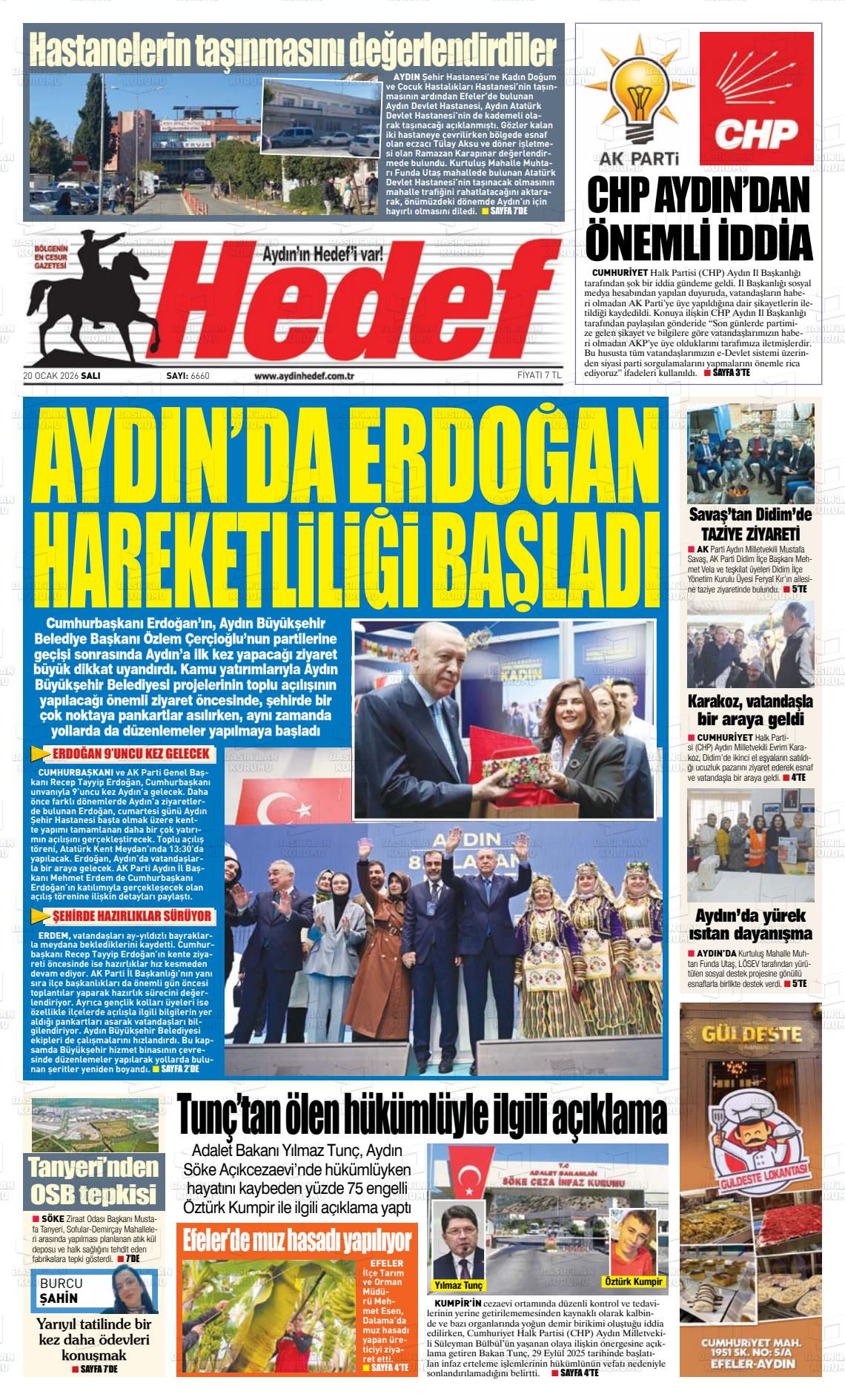 Canakkale Hedef 20.01.2026