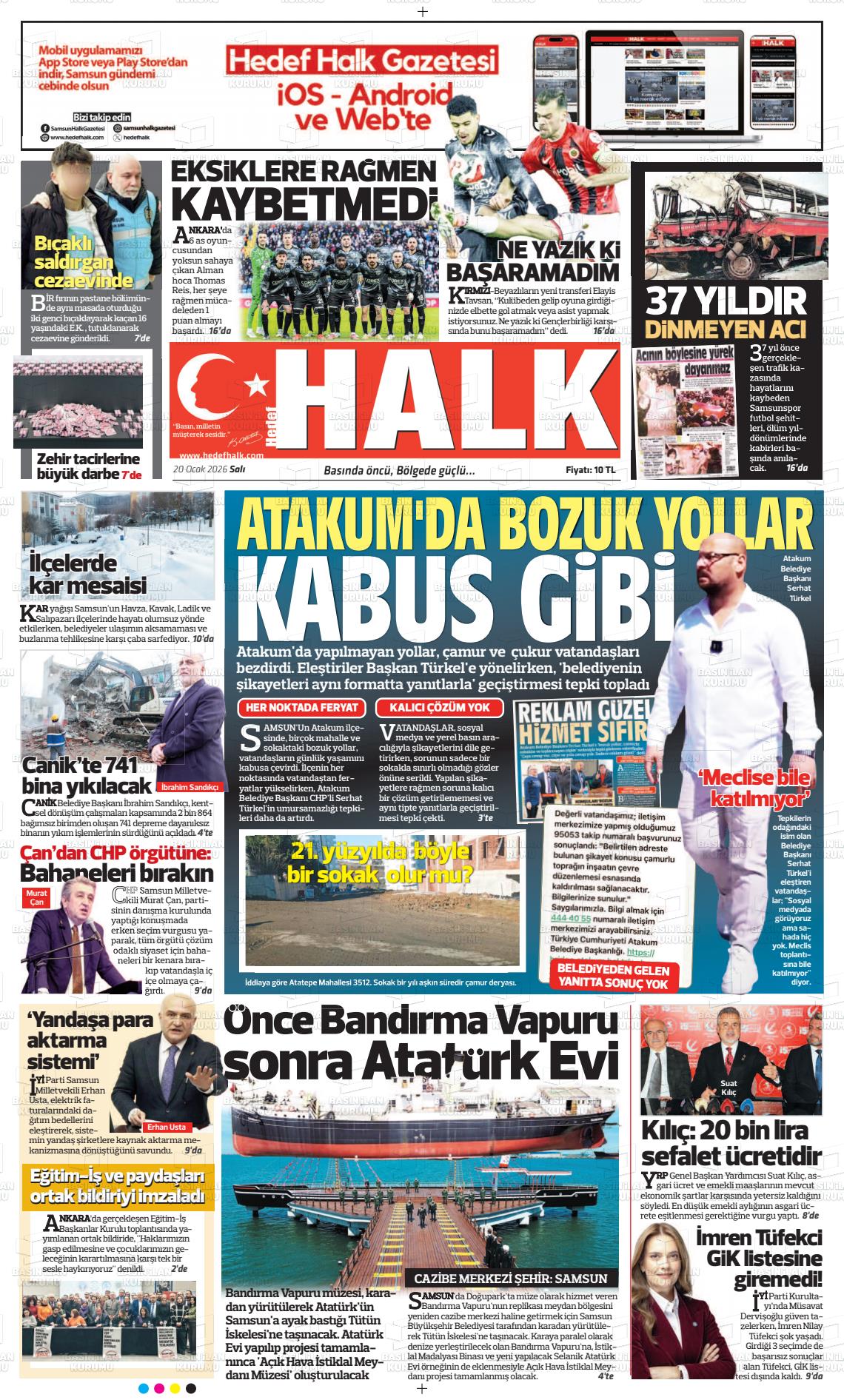 Samsun Hedefhalk 20.01.2026